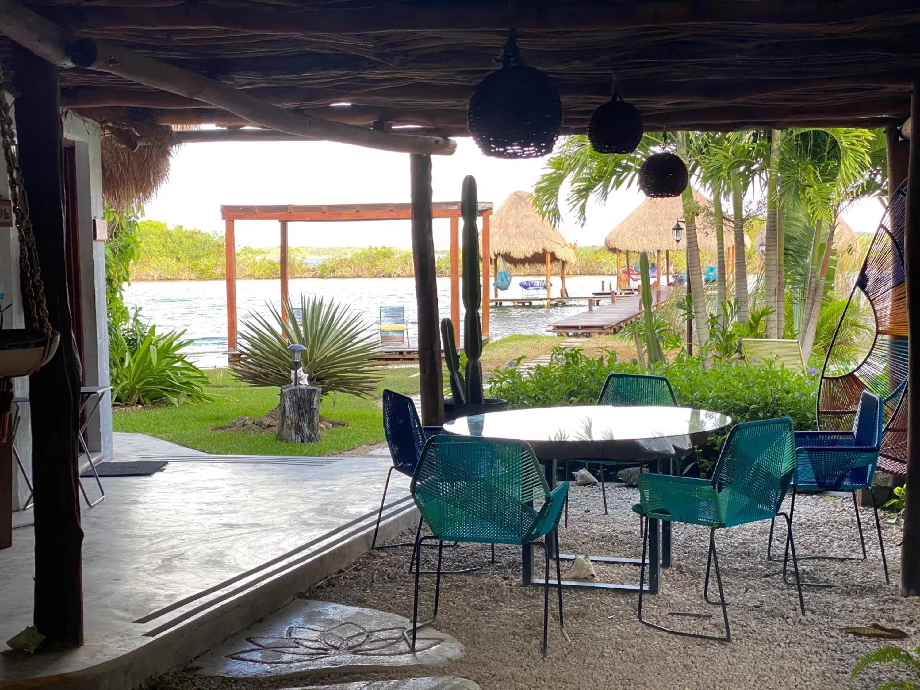 Garden in Casa Shiva Bacalar by MIJ