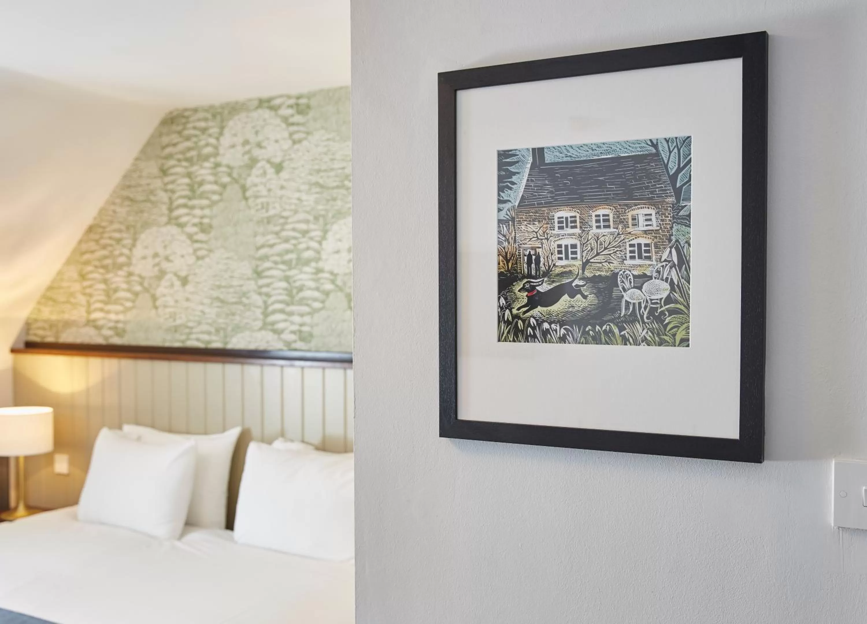Bedroom, Bed in Ravensworth Arms by Chef & Brewer Collection