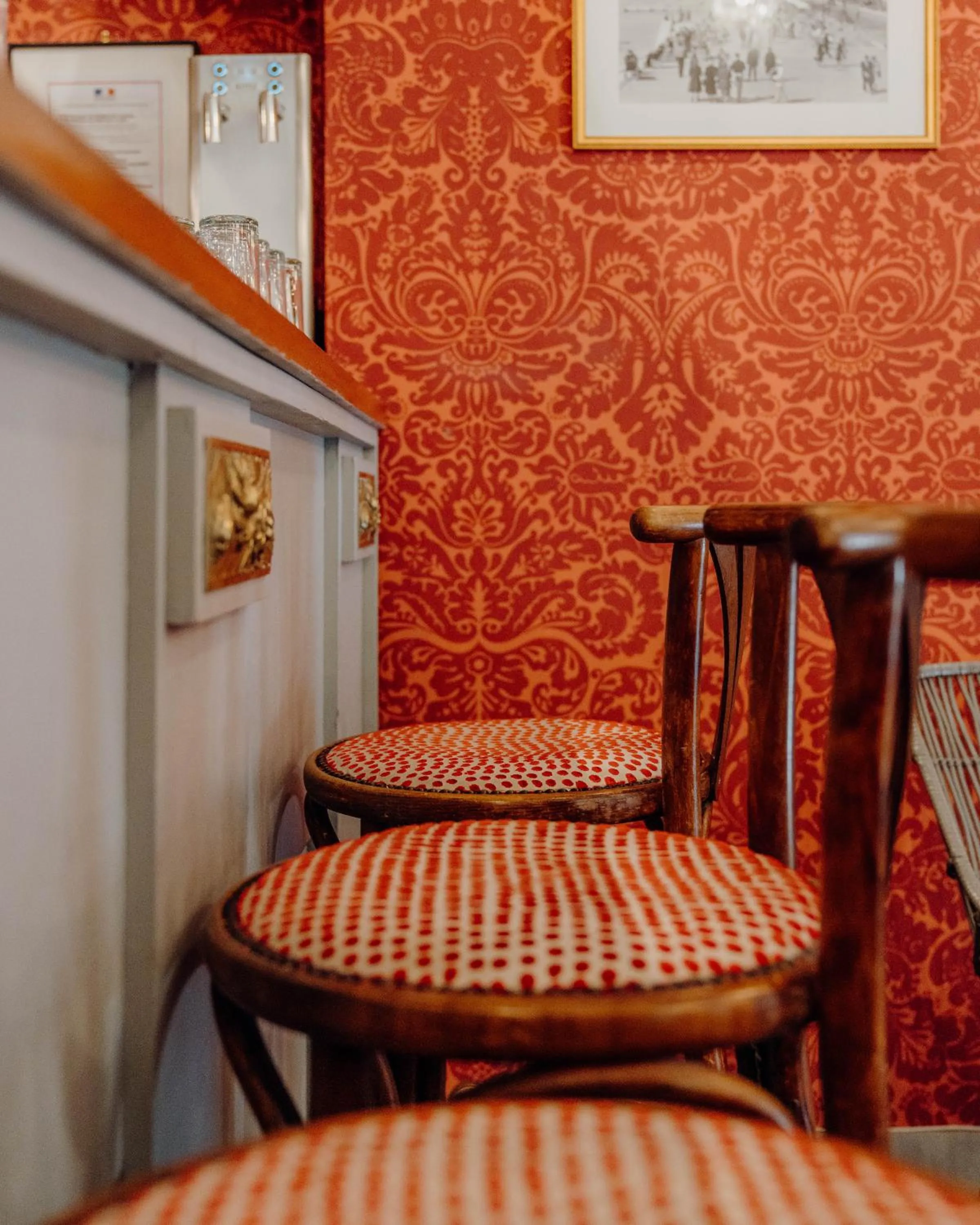 Lobby or reception, Bed in Hotel Le Grimaldi by Happyculture