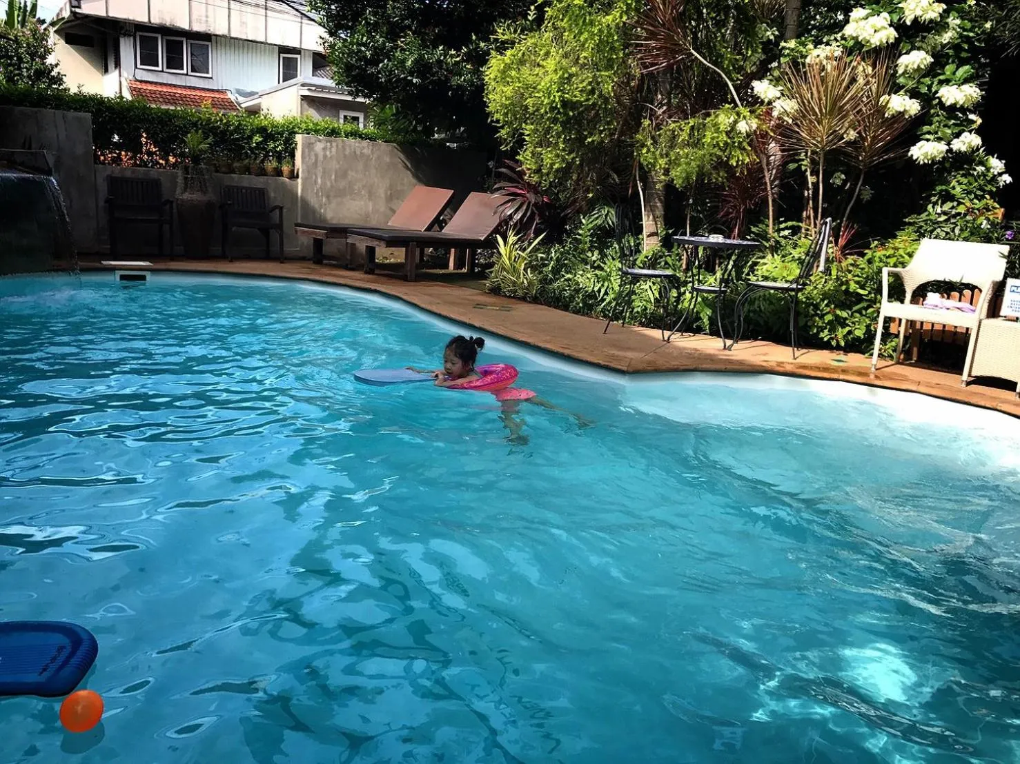 Pool view in The Twenty Lodge