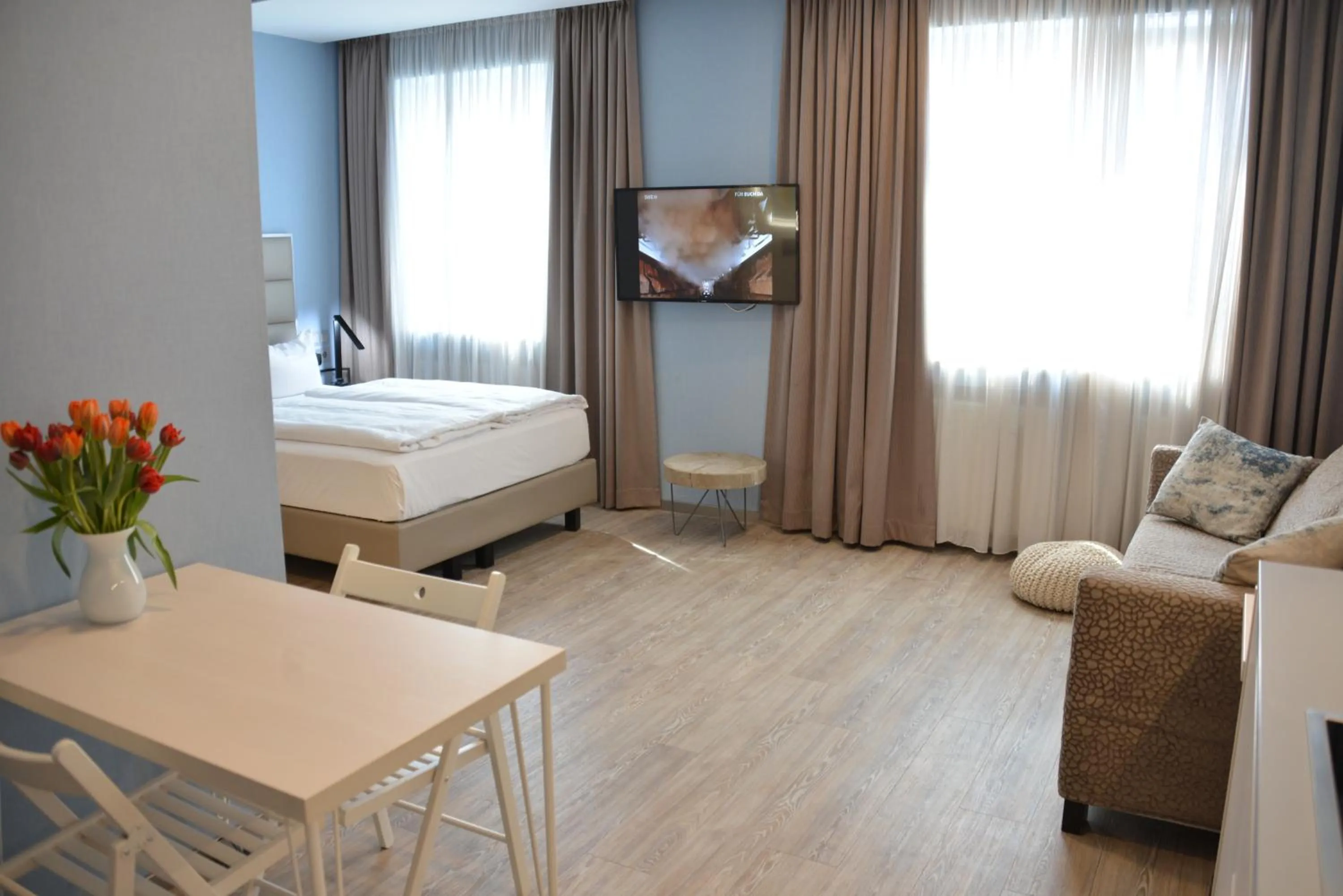Photo of the whole room, Bed in Belle Blue Zentrum