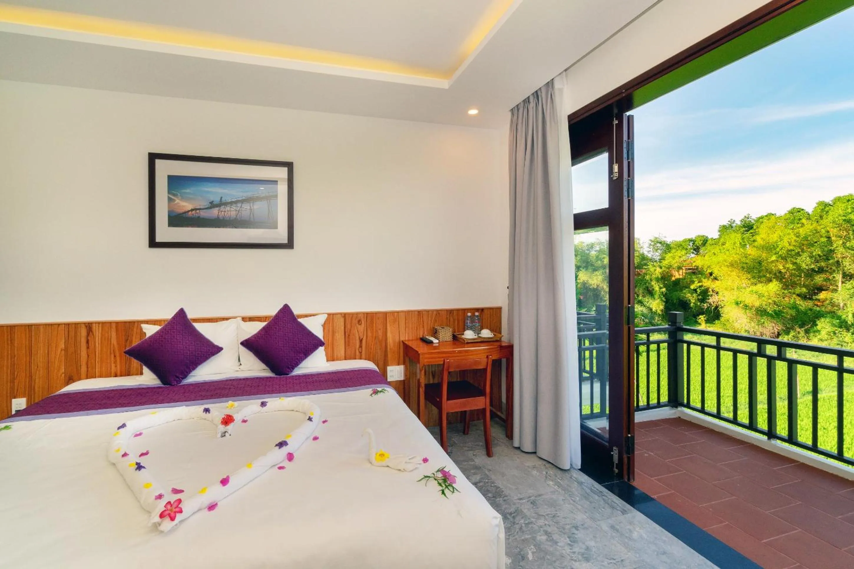 Spring, Bed in Lama Villa Hoi An