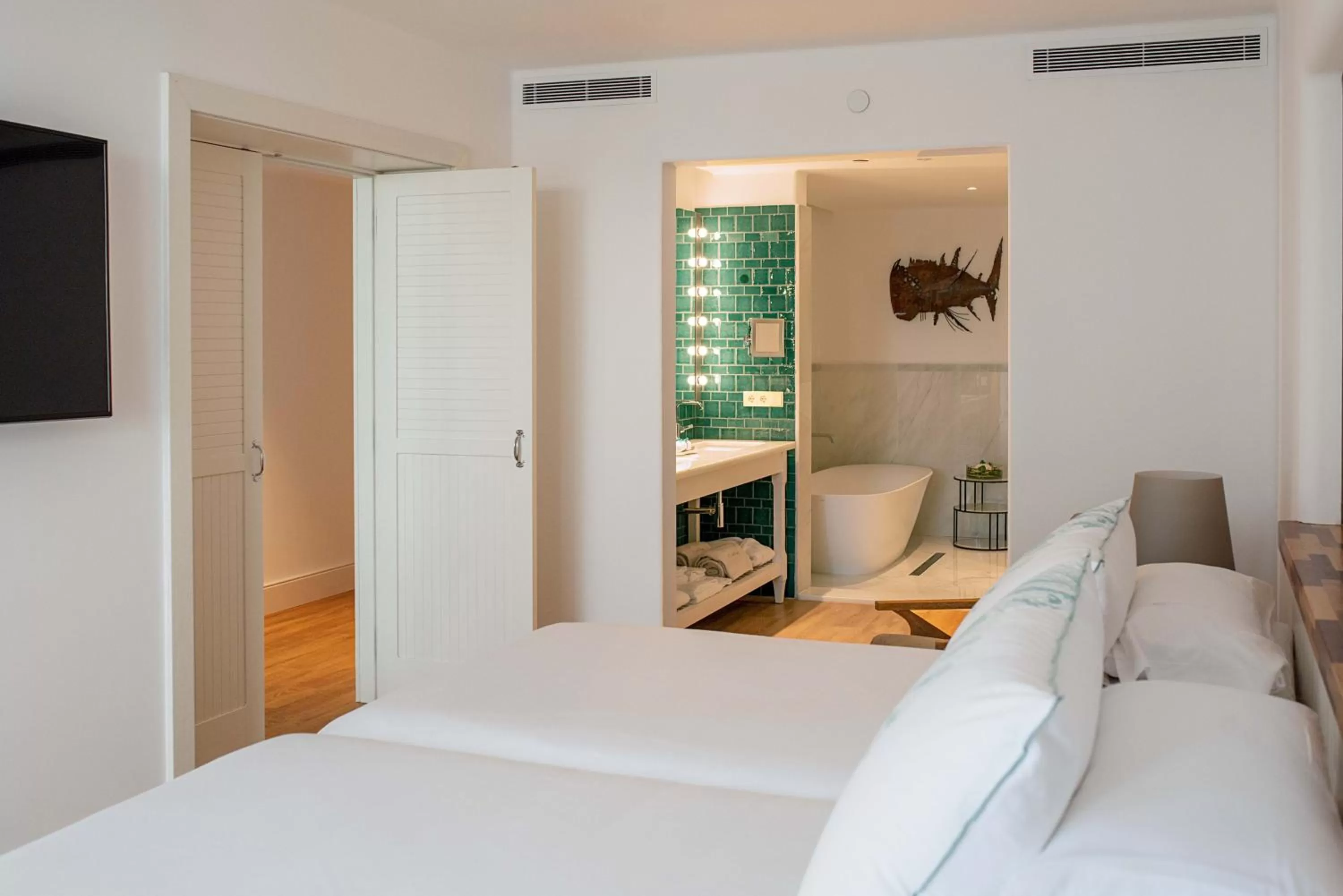 Bed in Hotel Fariones