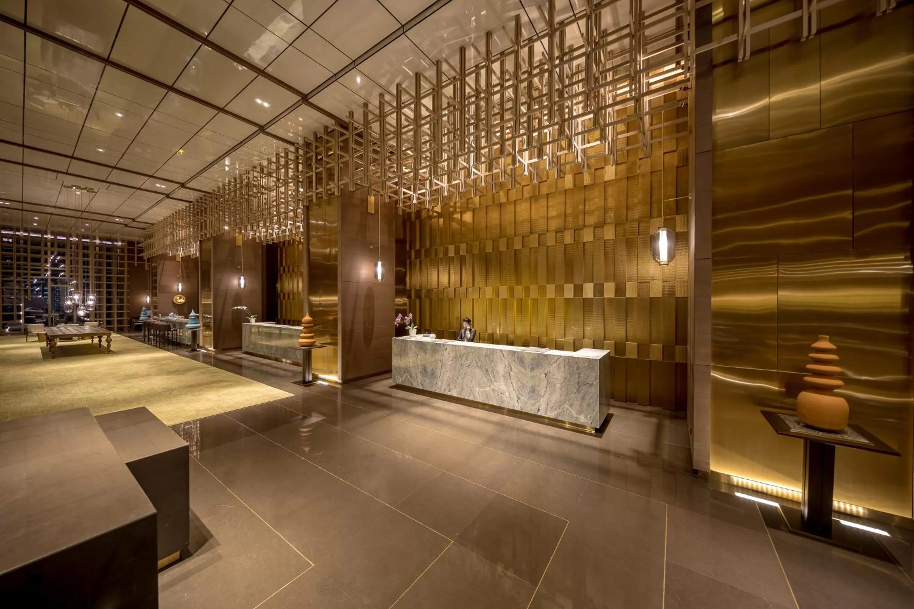 Lobby or reception in Pan Pacific Yangon