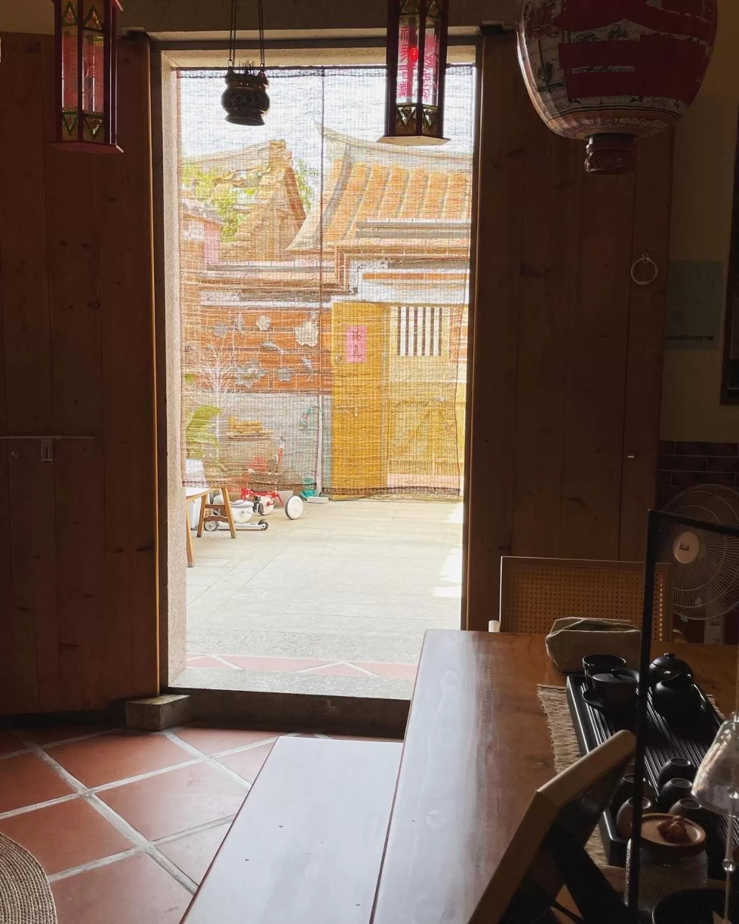 Dining area in Zhu Shan Xian Ting
