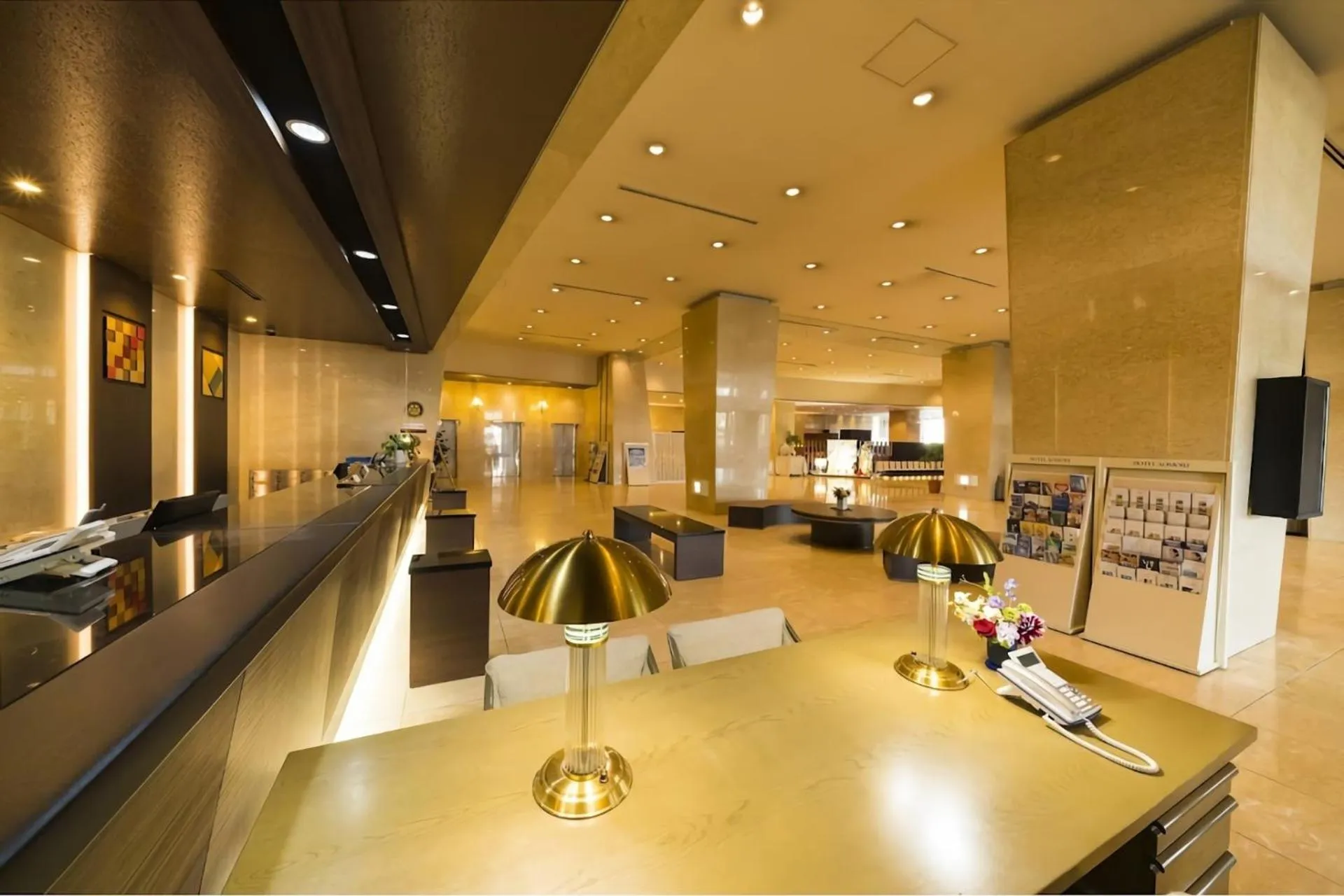 Lobby or reception in Hotel Aomori