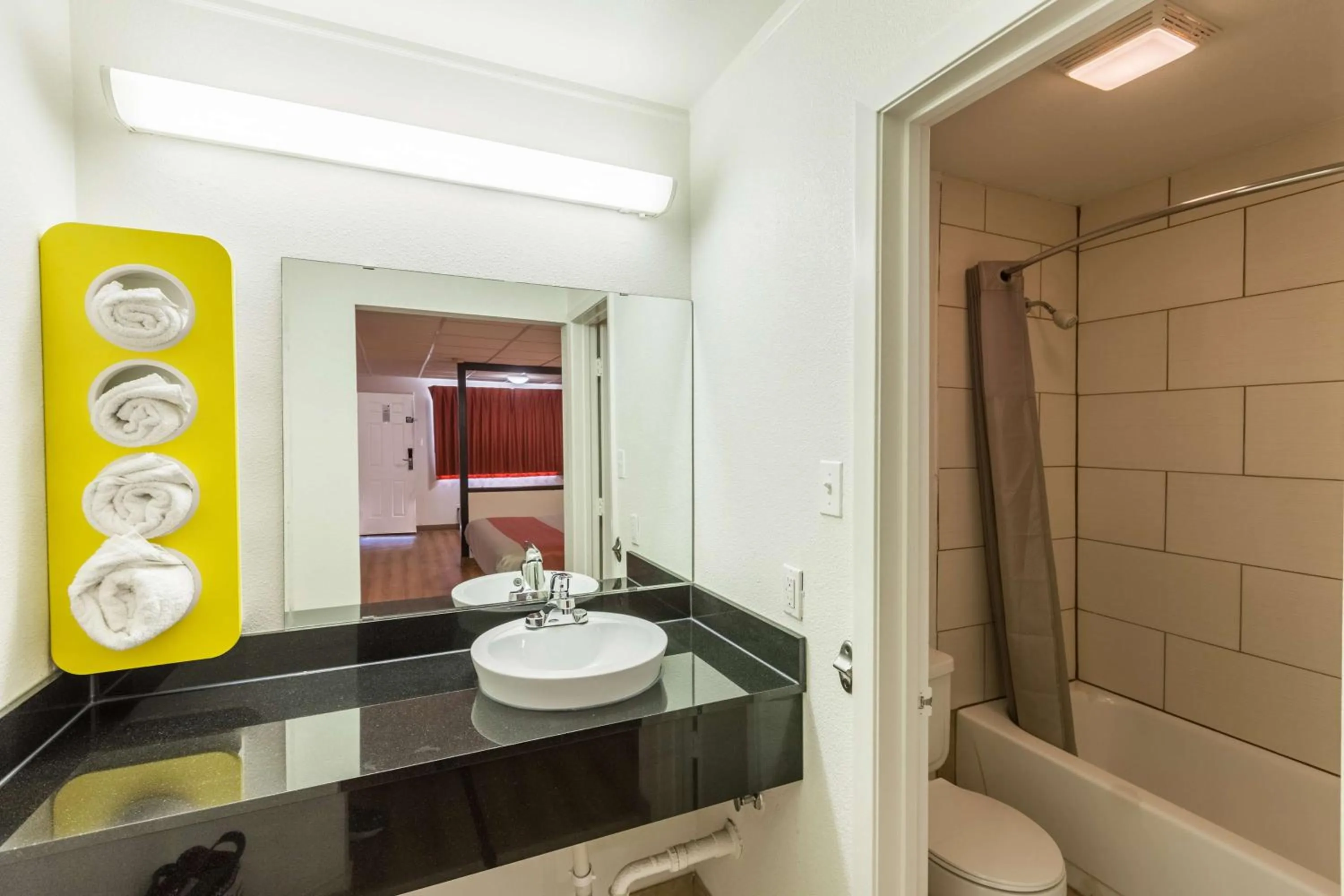 Shower in Motel 6 Fort Worth, Tx - Stockyards