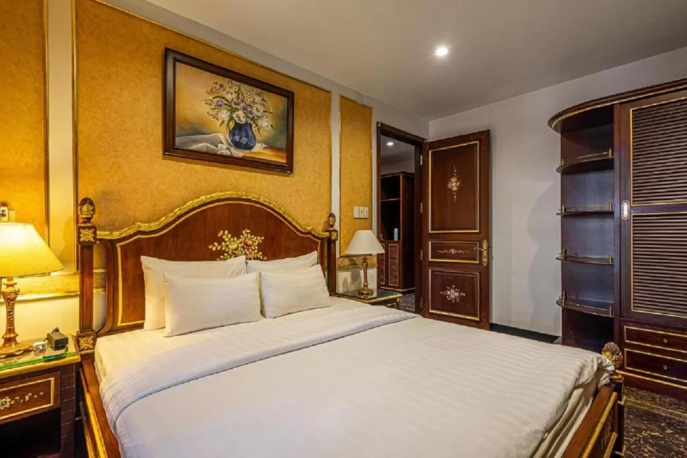 Photo of the whole room, Bed in 345AB Sai Gon Hotel