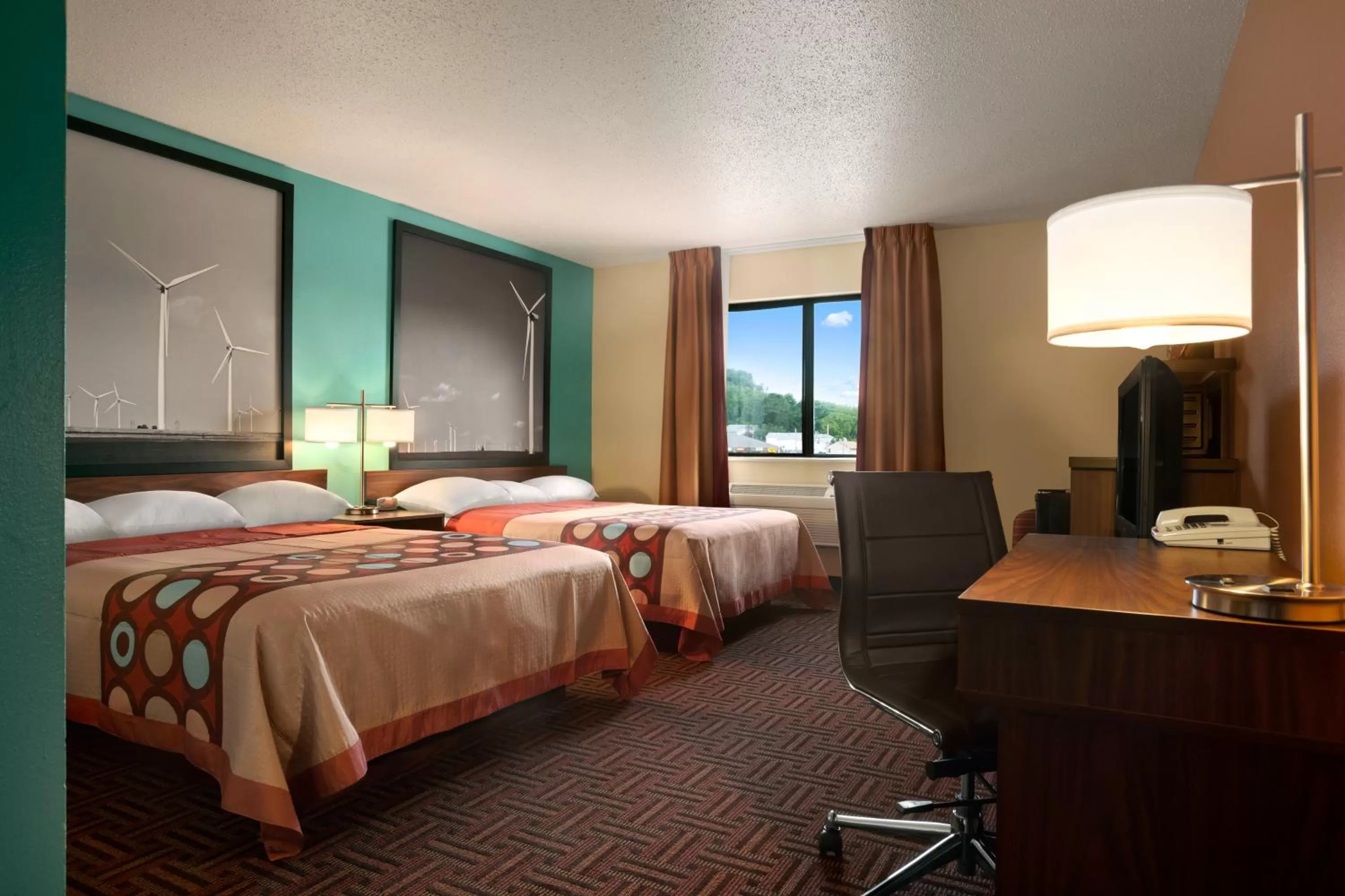 Photo of the whole room, Bed in Super 8 by Wyndham East Peoria