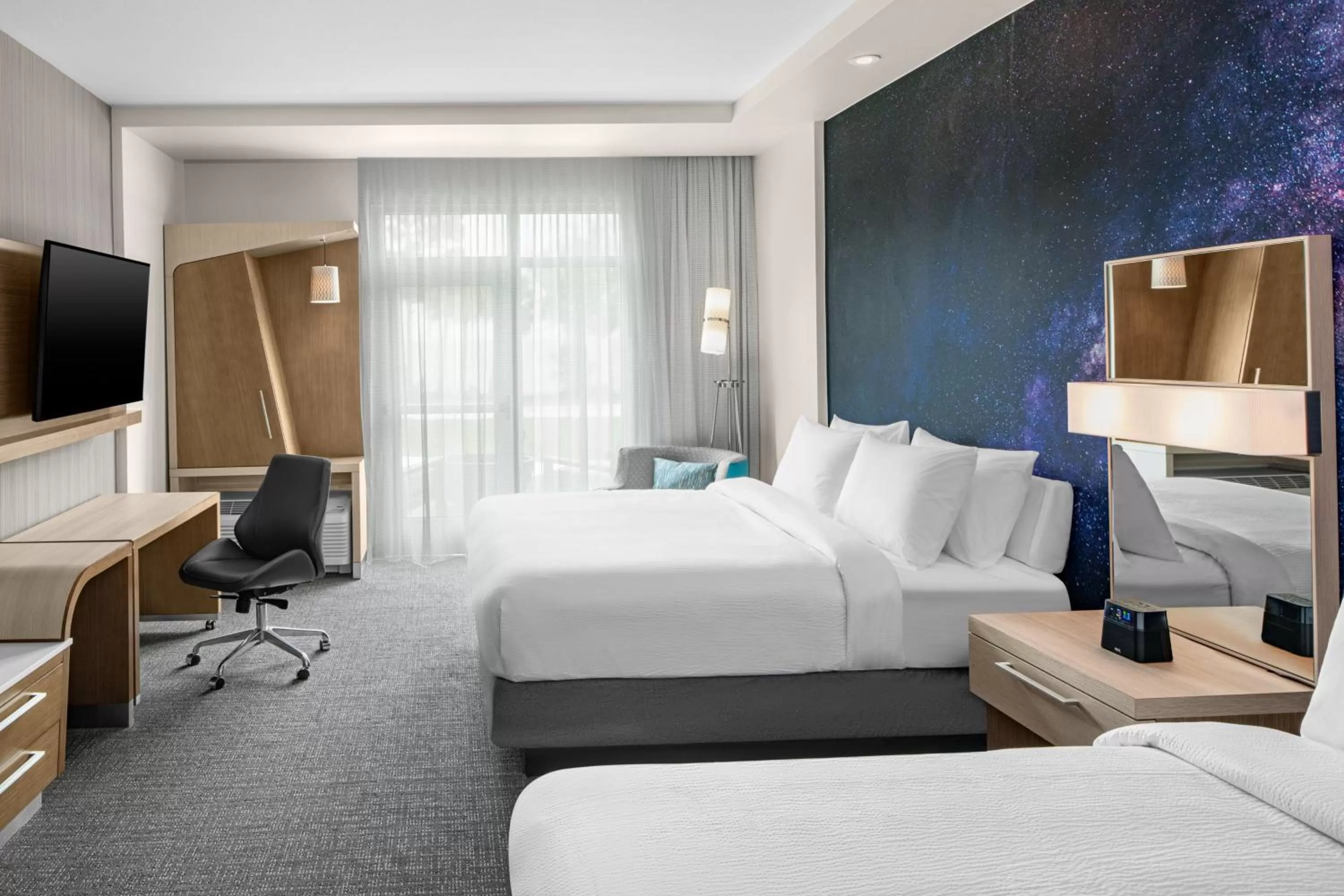 Photo of the whole room, Bed in Courtyard By Marriott Titusville Kennedy Space Center