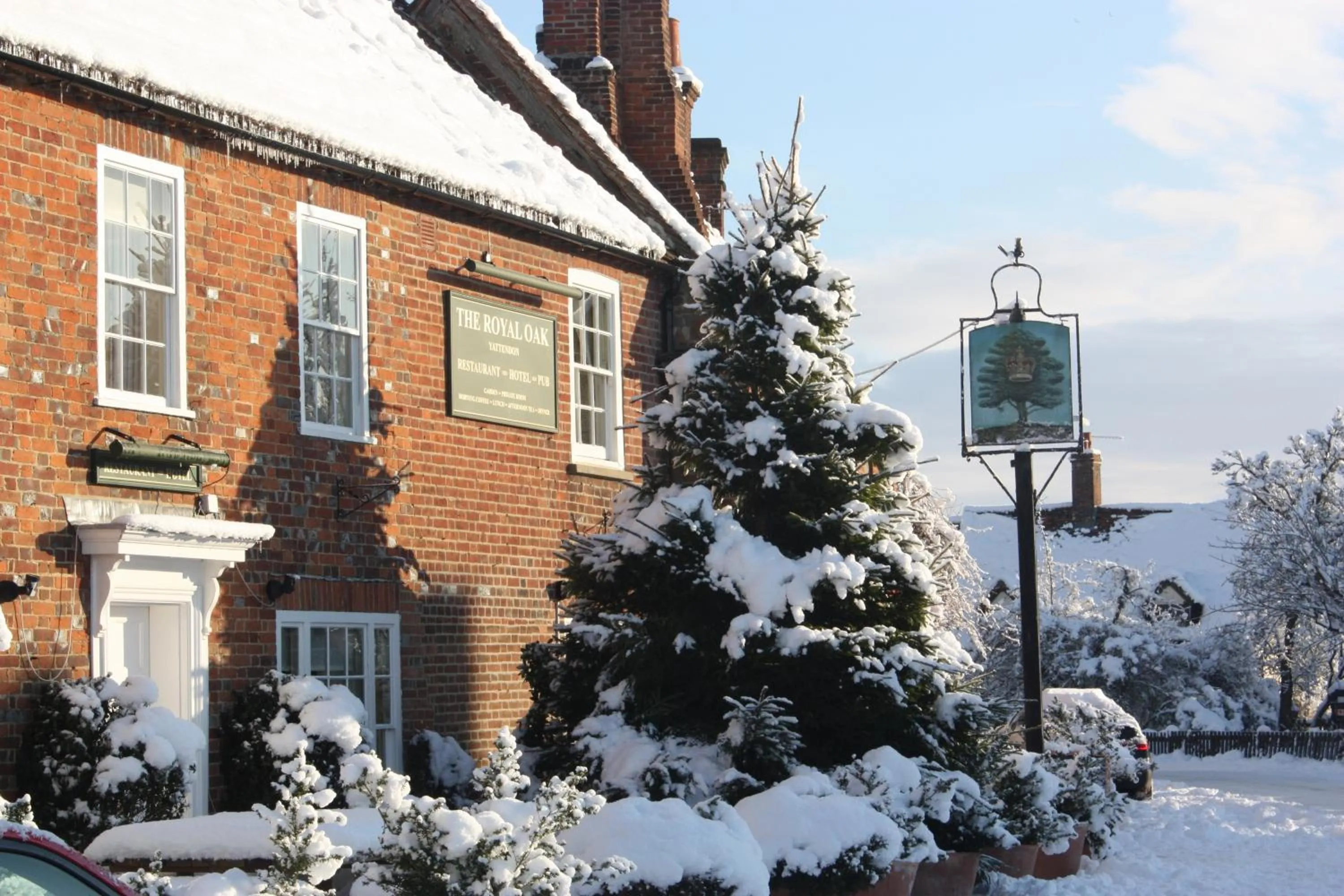 Winter in The Royal Oak, Yattendon