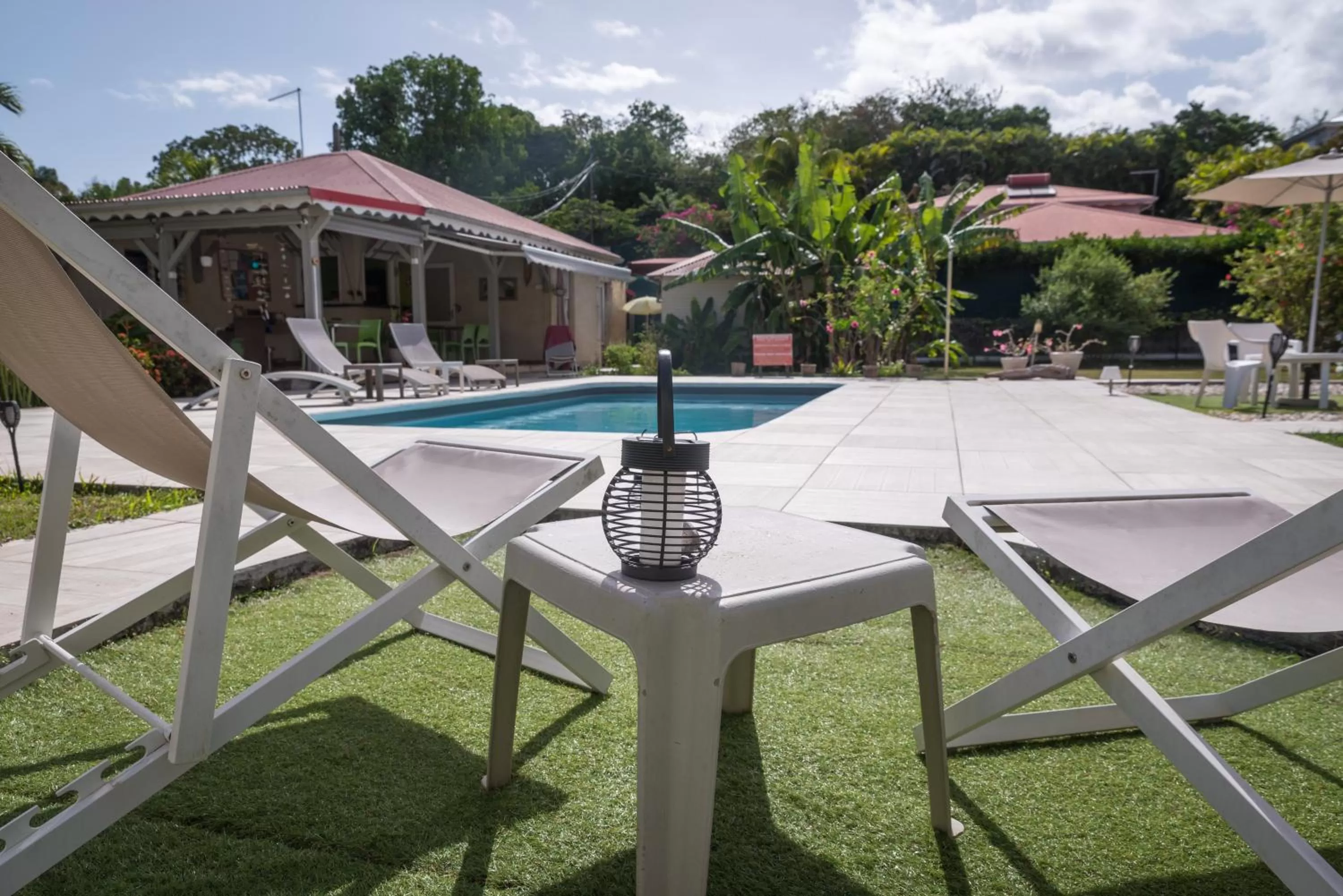 Garden in Hôtel Les Bananiers