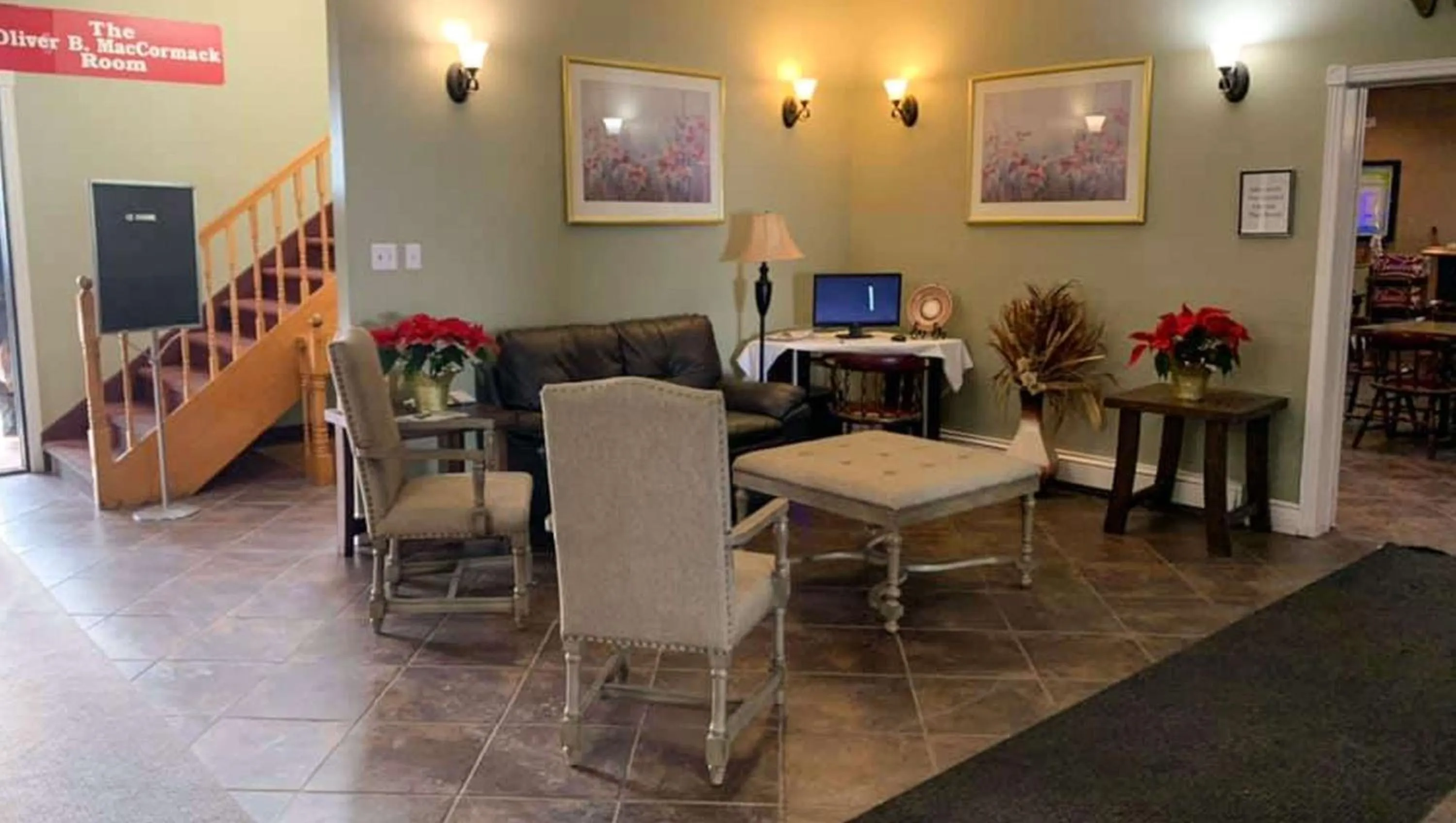 Lobby or reception in Traveller's Inn Prince Edward Island