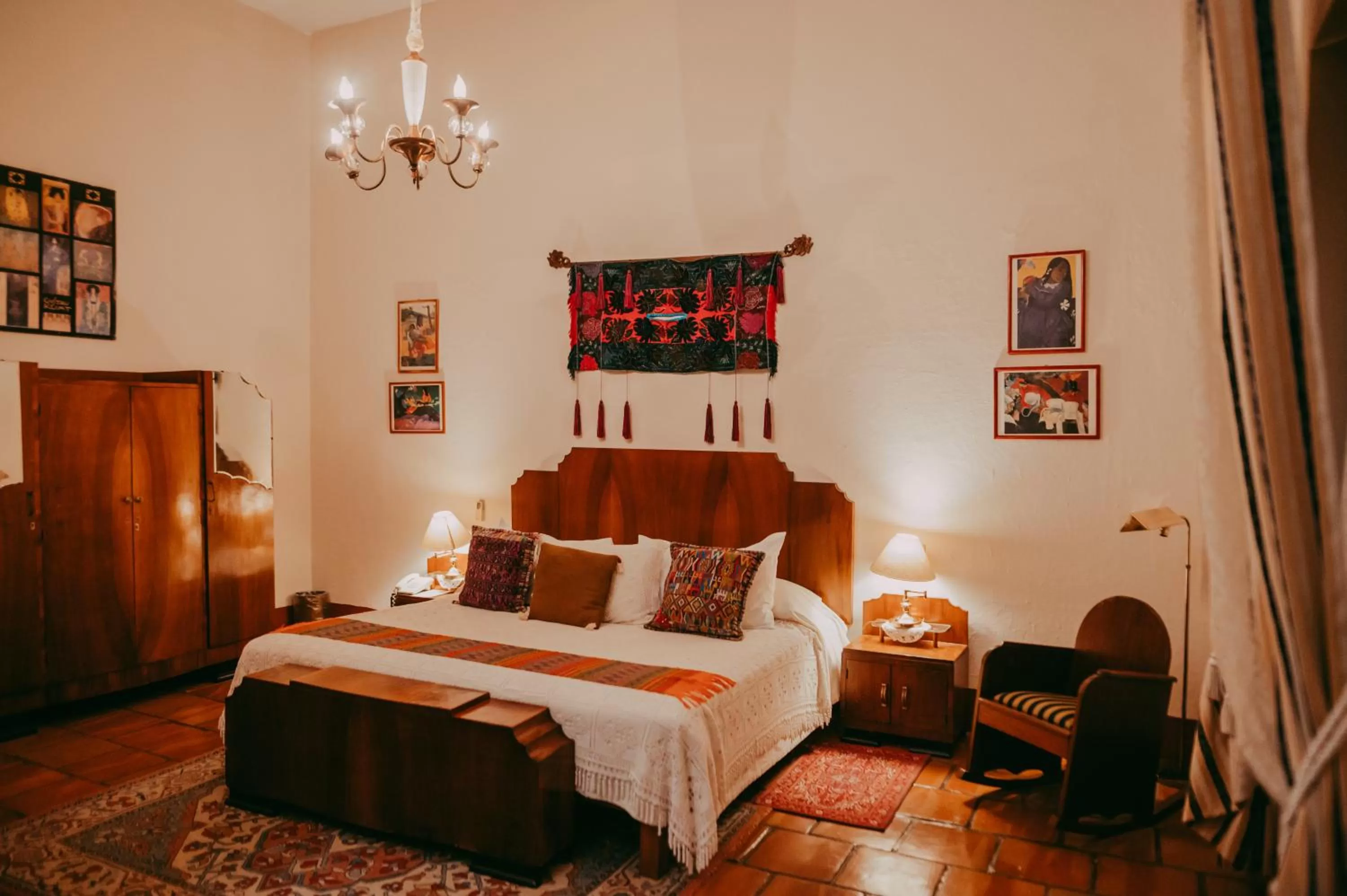 Bed in Hacienda El Carmen Hotel & Spa