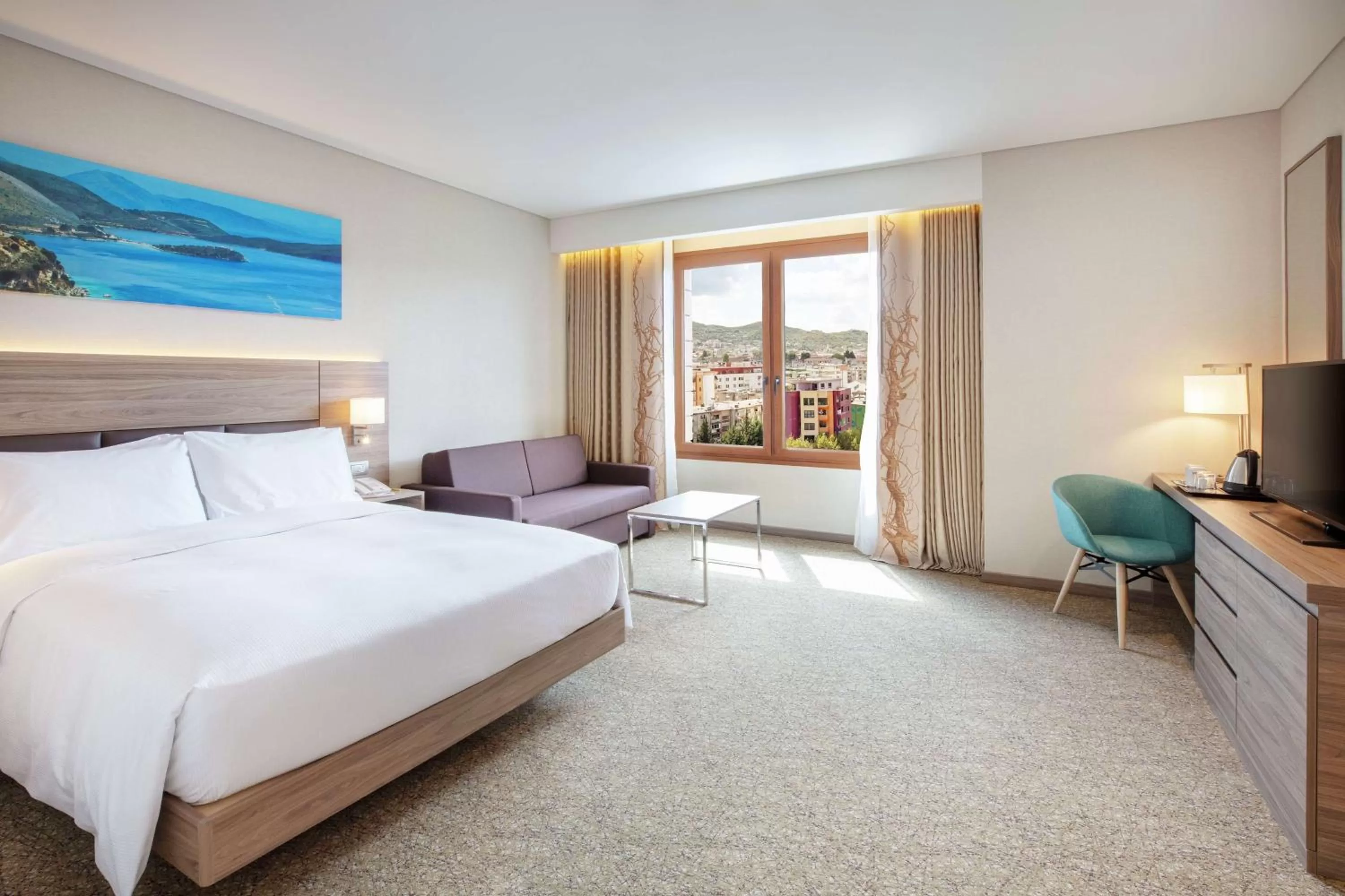 Bedroom, Bed in Hilton Garden Inn Tirana