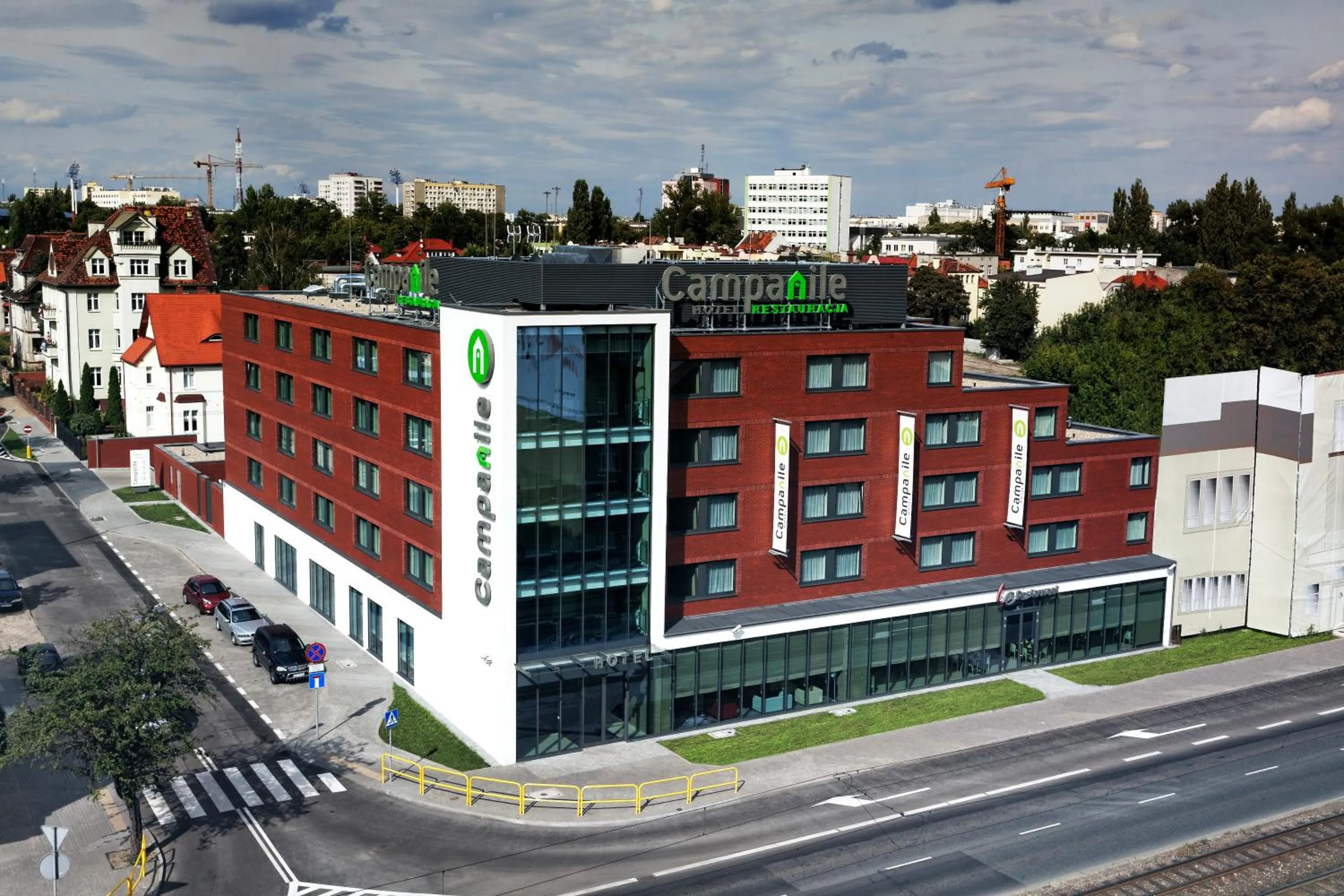 Bird's eye view in Campanile Bydgoszcz