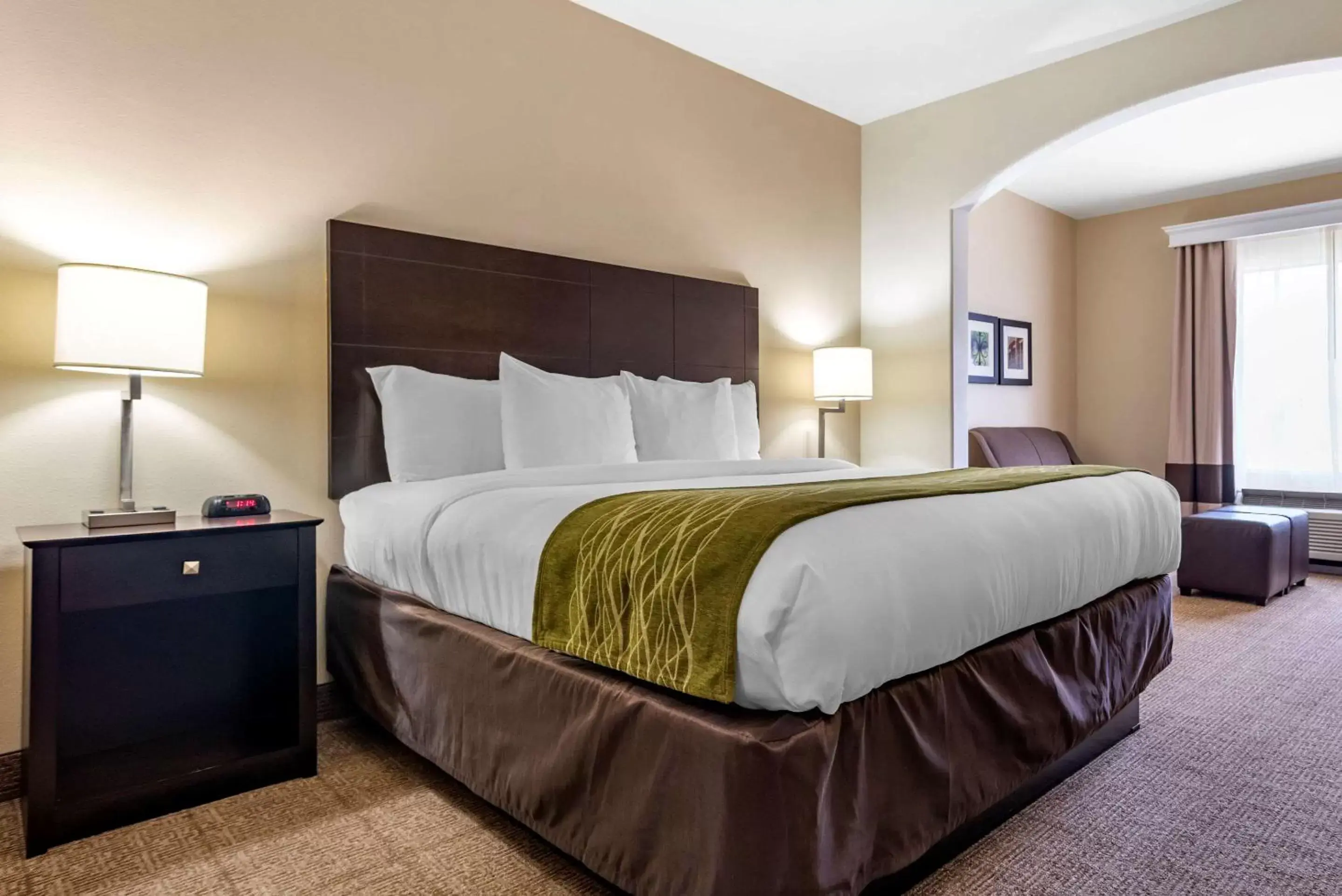 King Suite with Sofa Bed - Non-Smoking in Comfort Inn & Suites Scott-West Lafayette King Suite with Sofa Bed - Non-Smoking in Comfort Inn & Suites Scott-West Lafayette