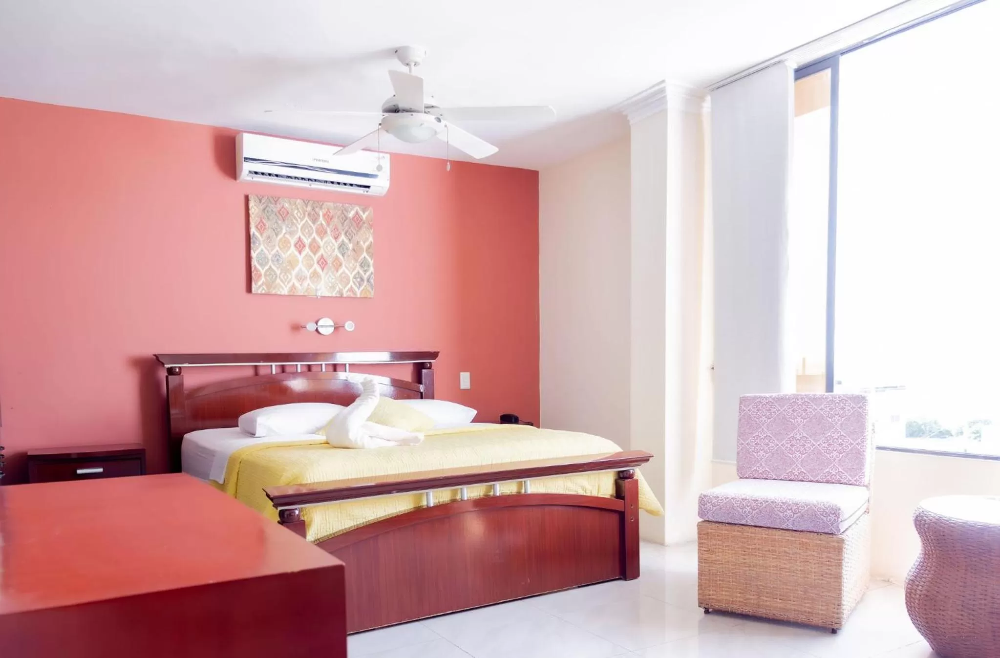 Bed in Hostal Antares