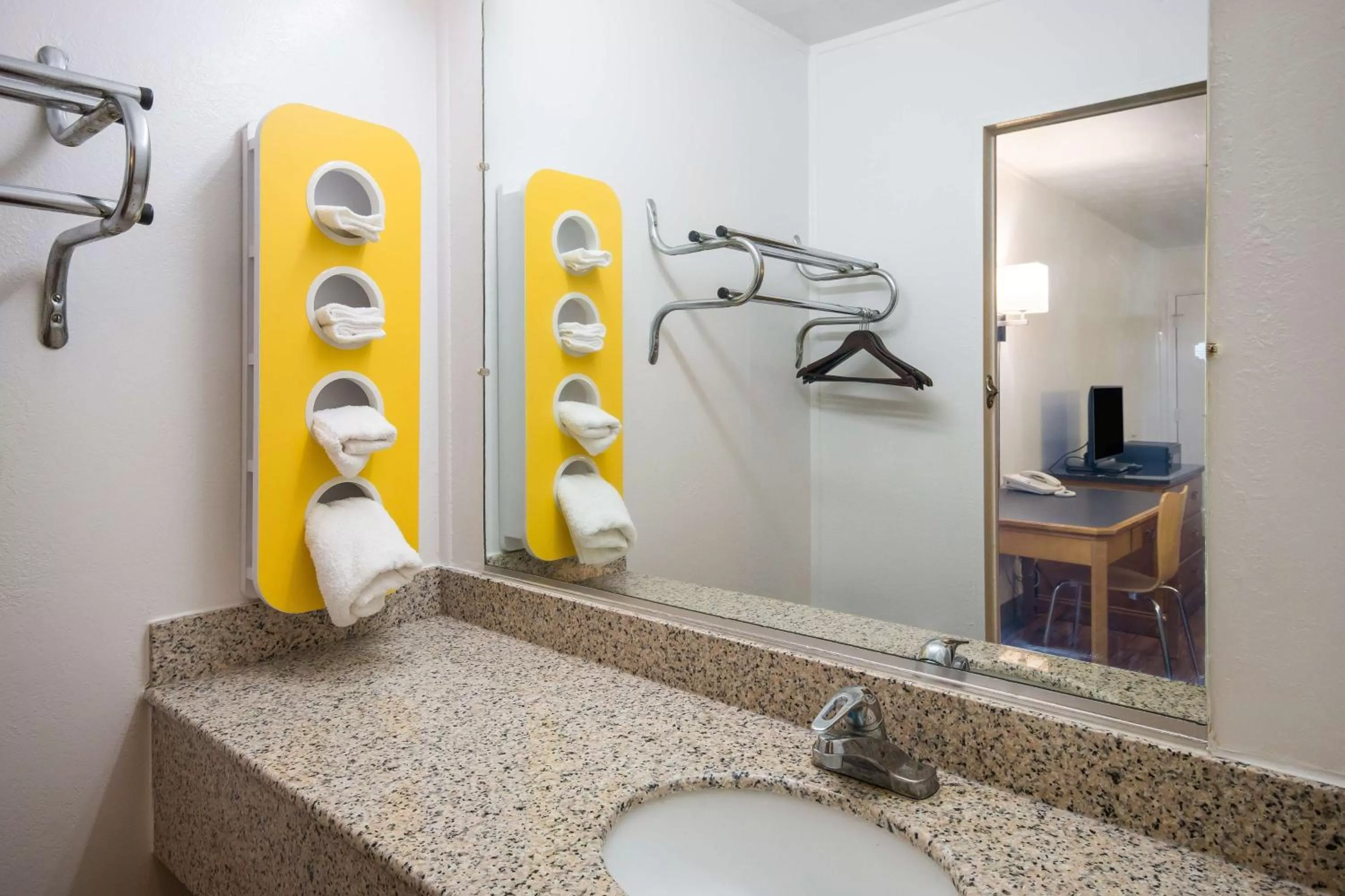 Bathroom in Motel 6-Parkersburg, WV