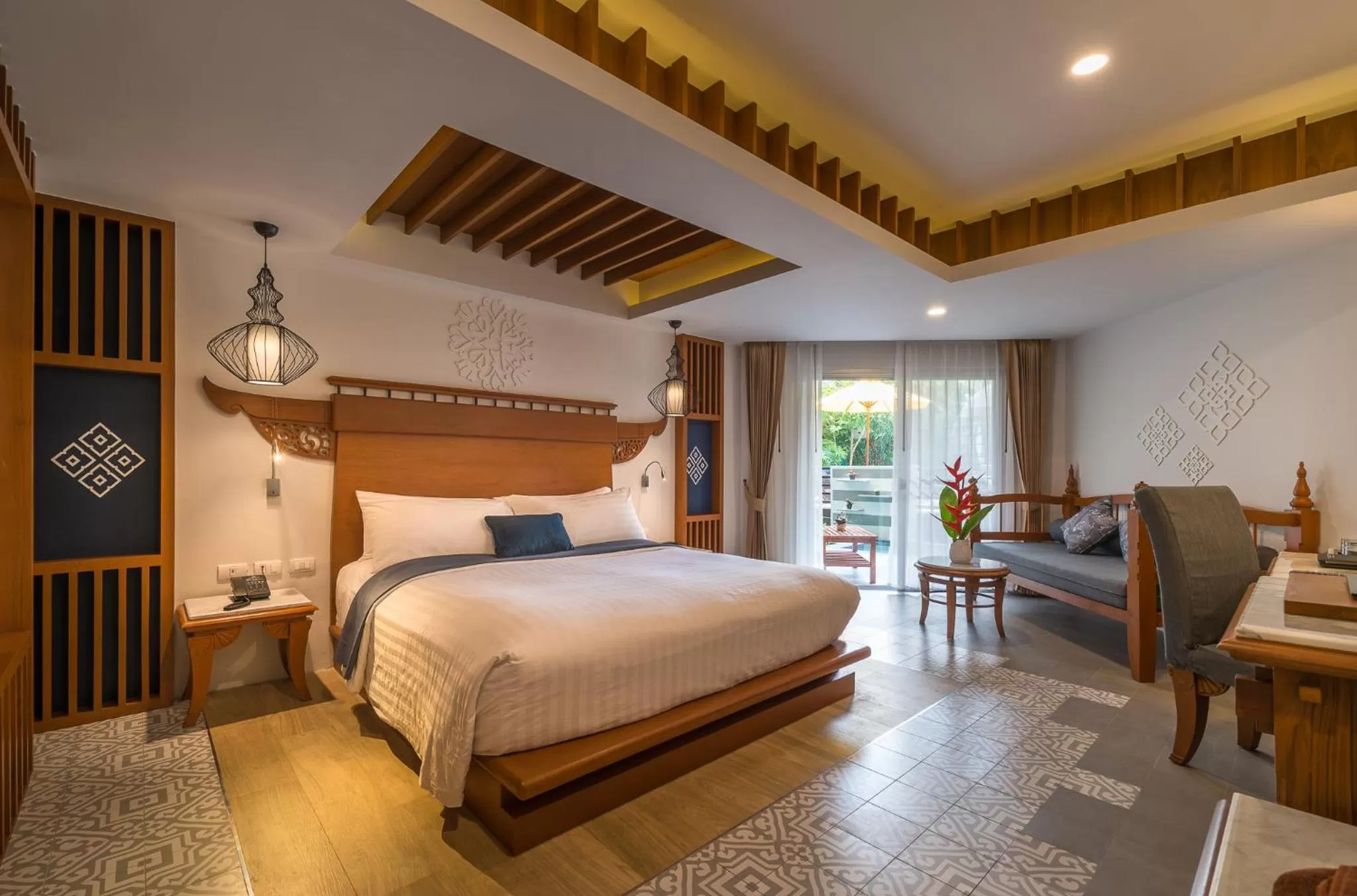 Photo of the whole room, Bed in Aonang Princeville Villa Resort & Spa - GHA WellHotel-Halal Certified, Krabi, Thailand