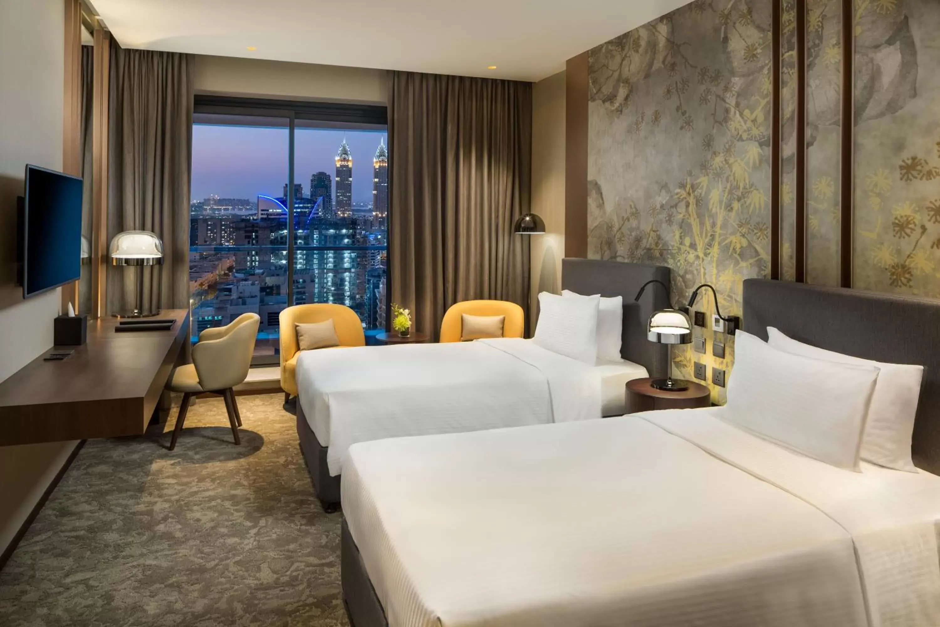 Deluxe Sky Twin Room - single occupancy in Millennium Place Barsha Heights Hotel Deluxe Sky Twin Room - single occupancy in Millennium Place Barsha Heights Hotel