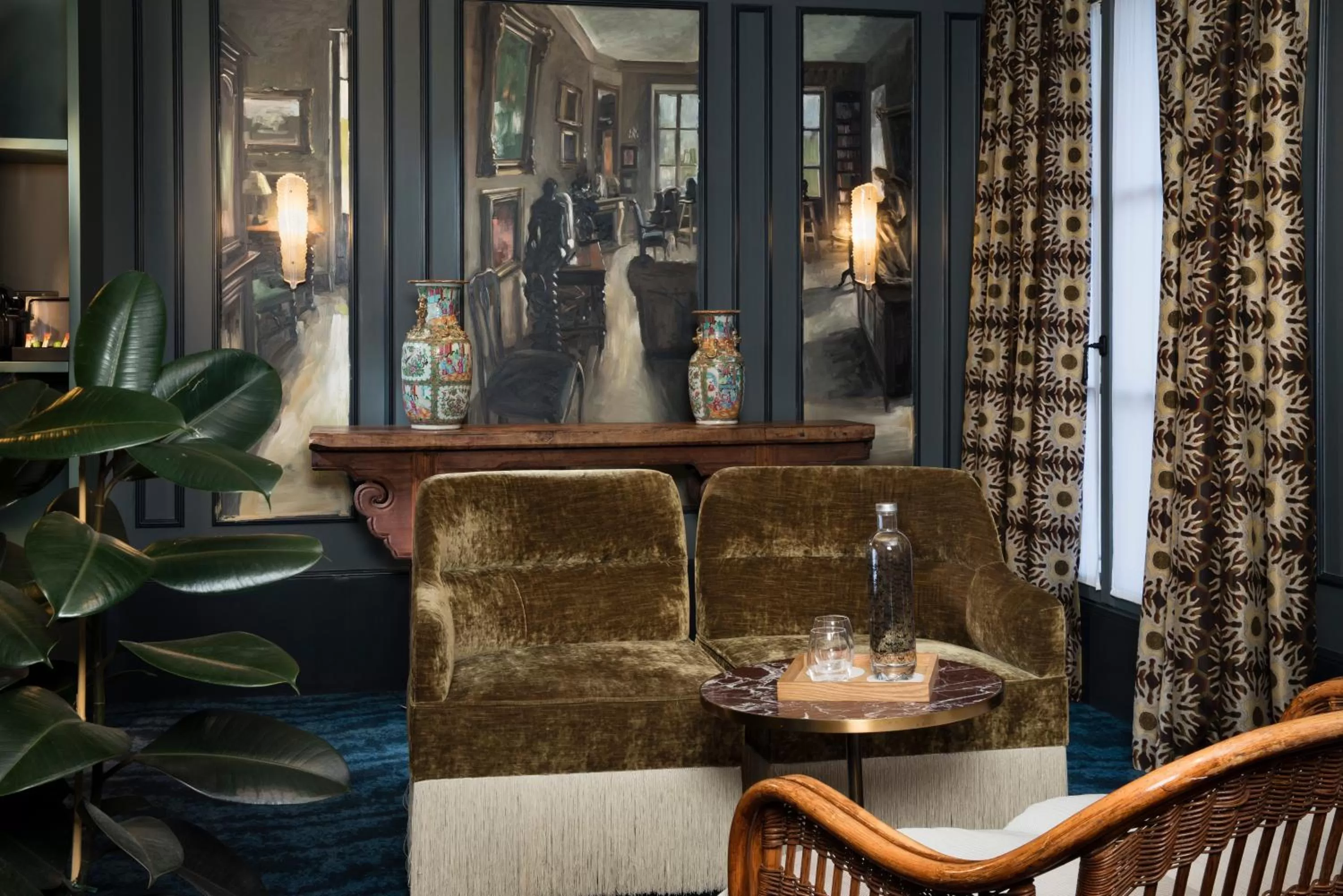 Seating area in Hôtel Monte Cristo