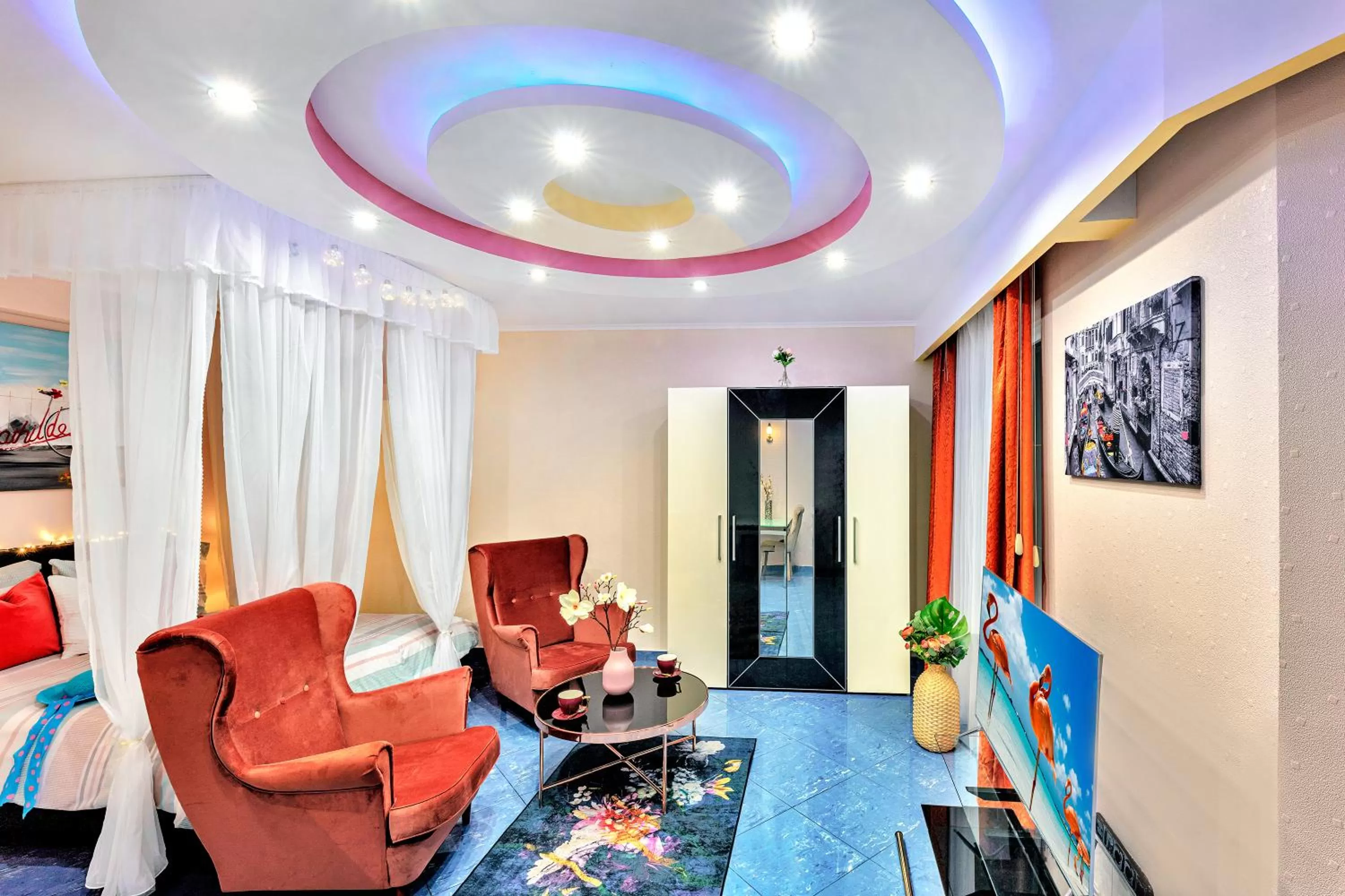 Living room, Seating Area in Vintiamo Apartmanok