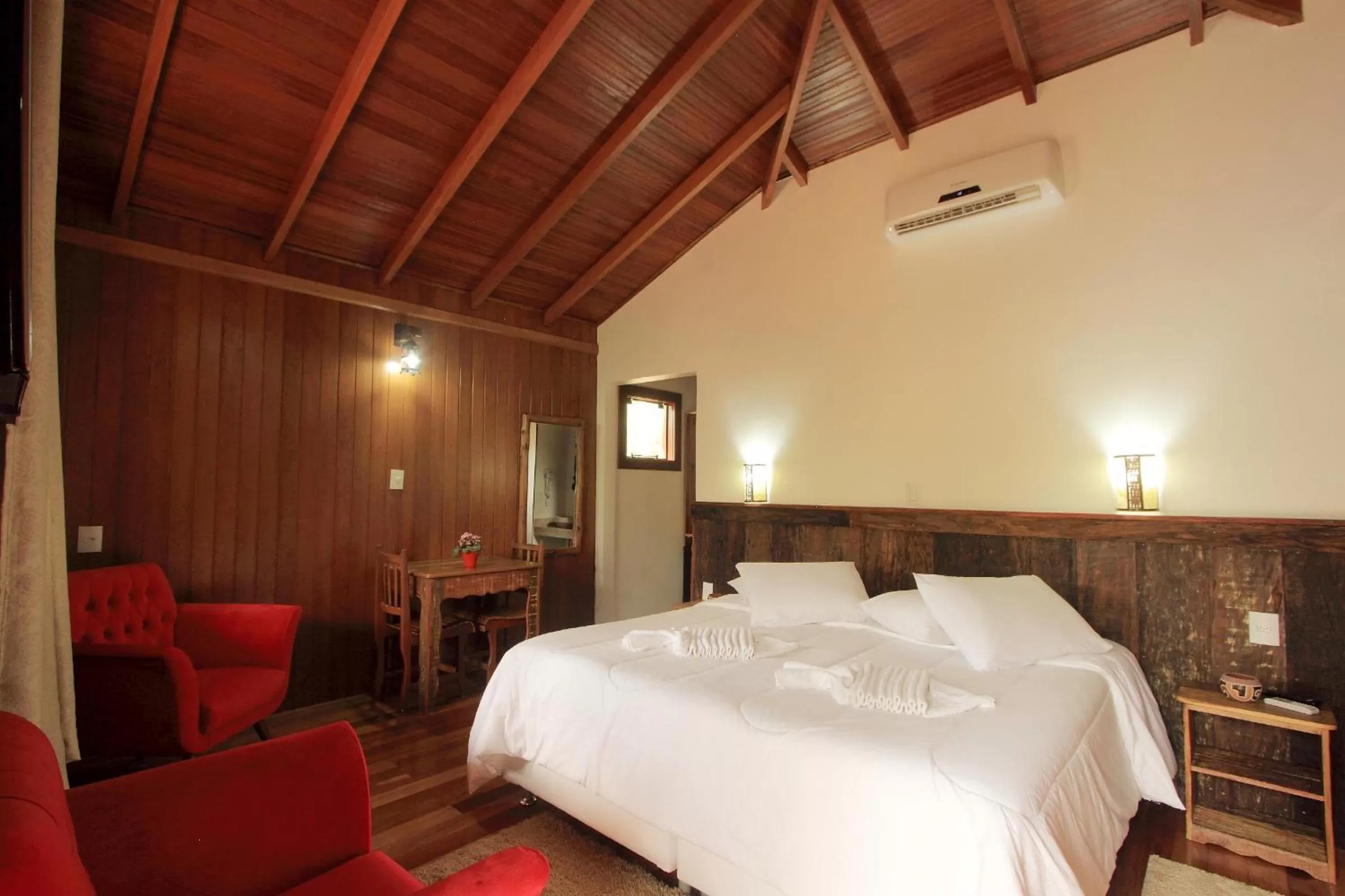 Bed in Hotel Cabanas