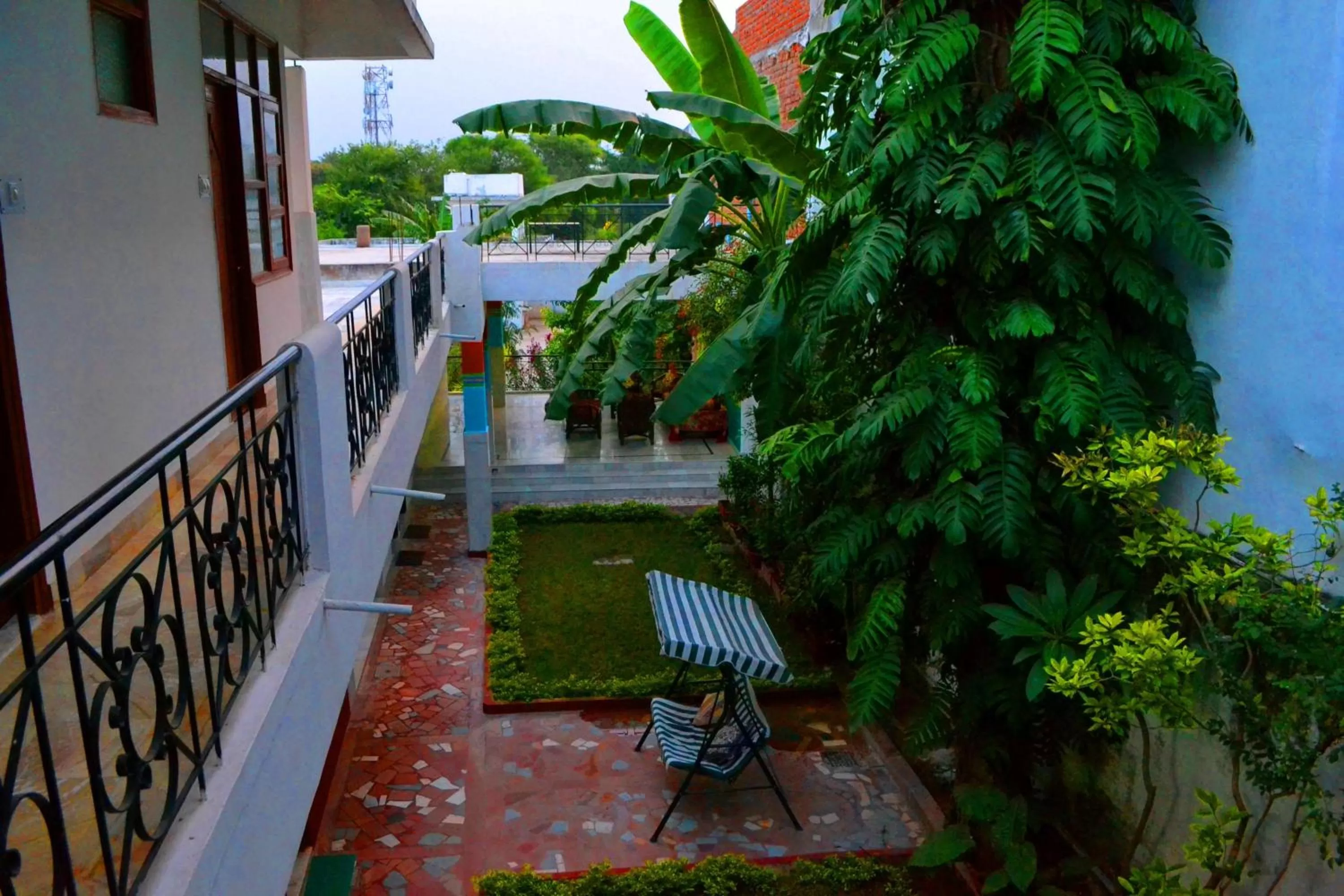Garden view in Hotel Harmony
