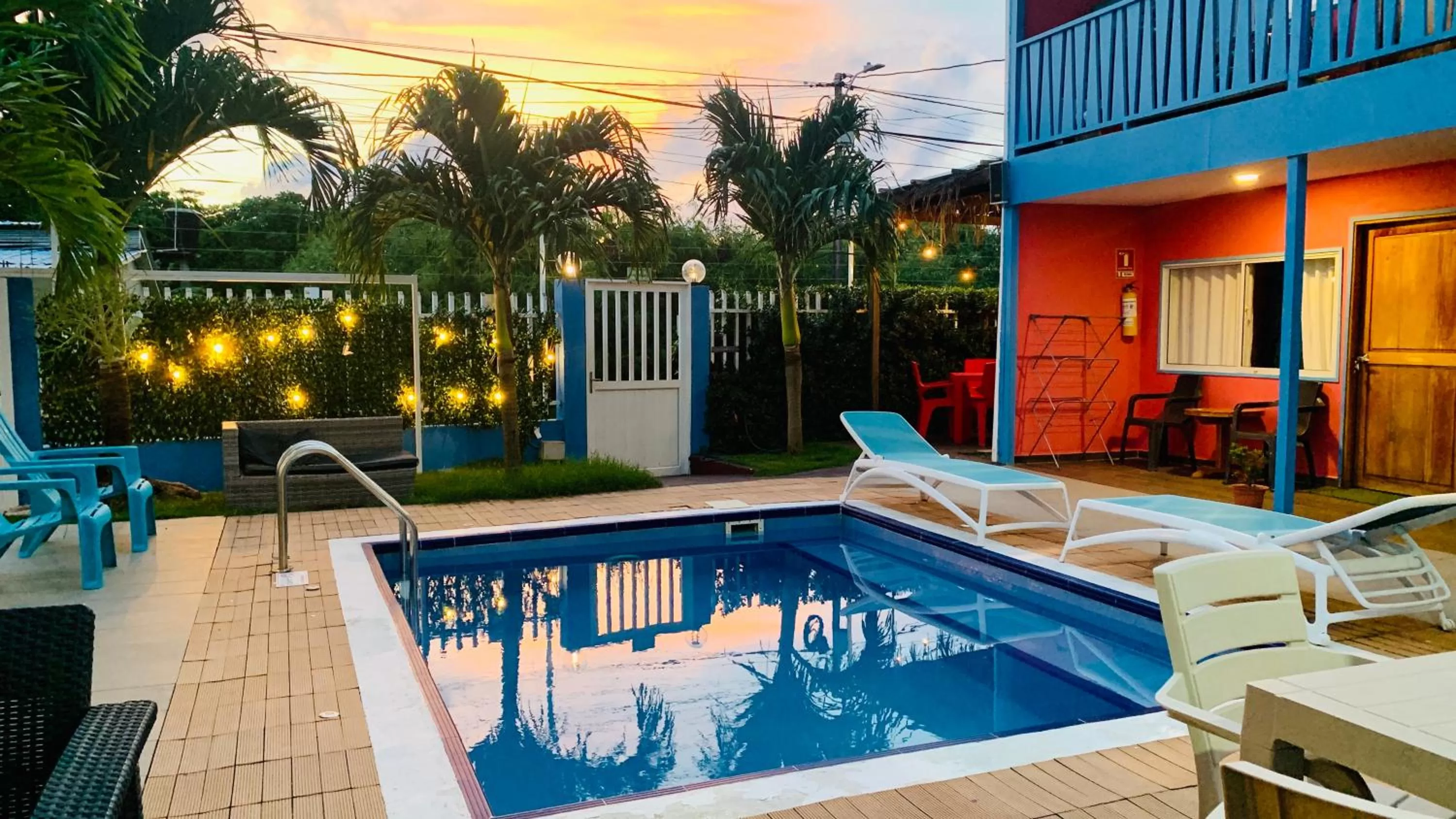 Swimming pool in Be Happy Hotel