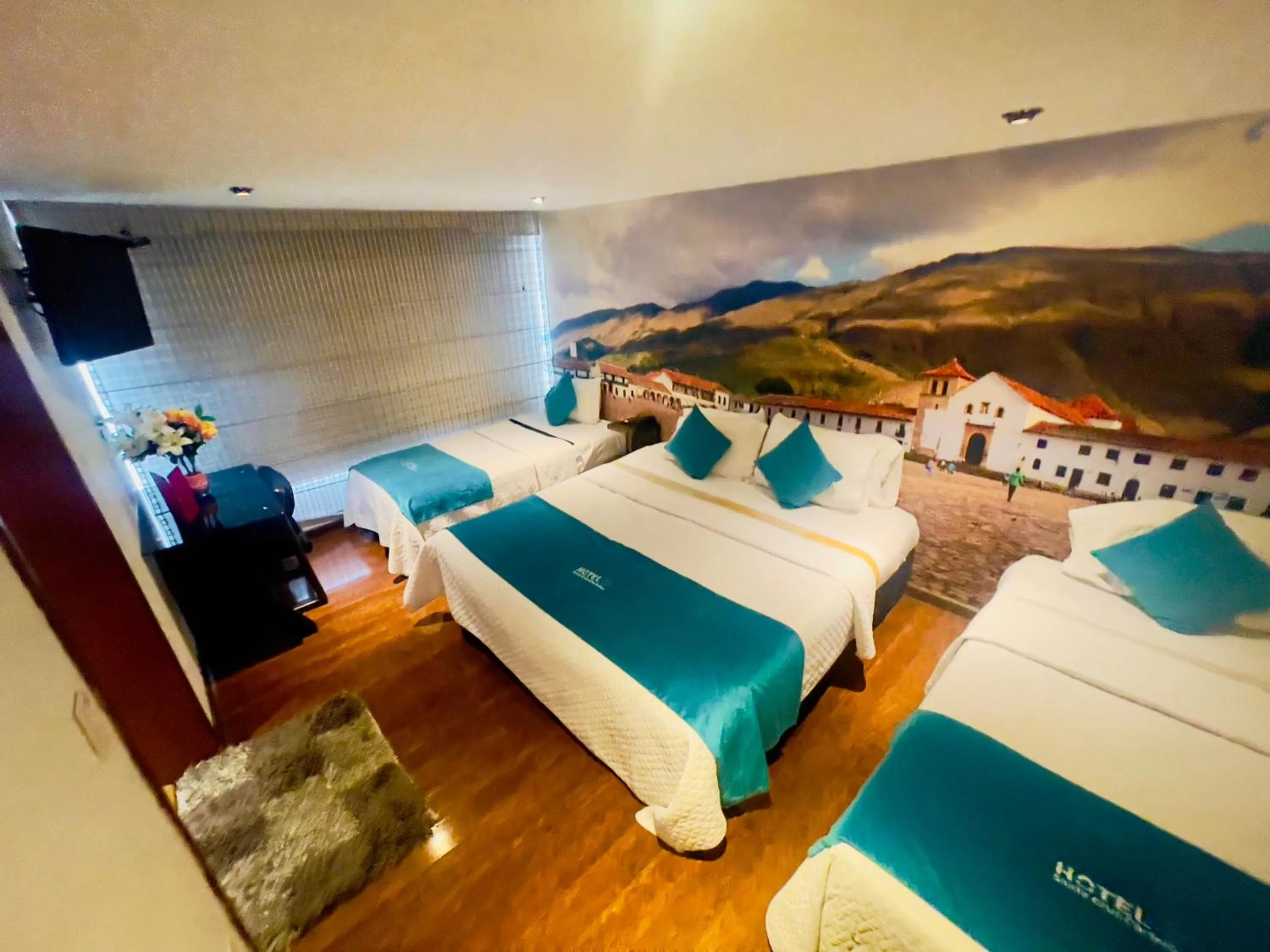 Photo of the whole room, Bed in Hotel Santa Cruz Bogotá