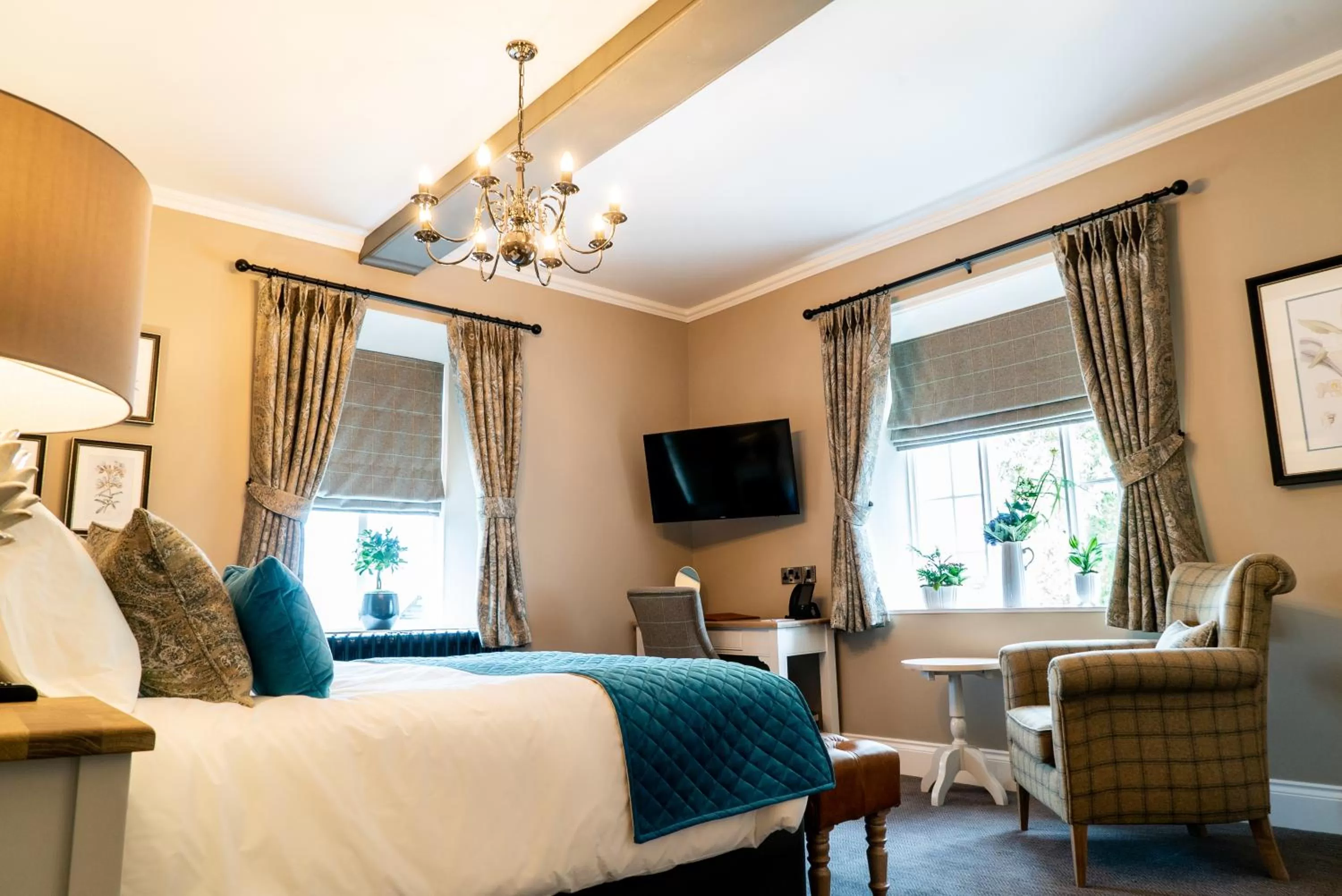 Bedroom, Bed in Arrow Mill- Brunning and Price