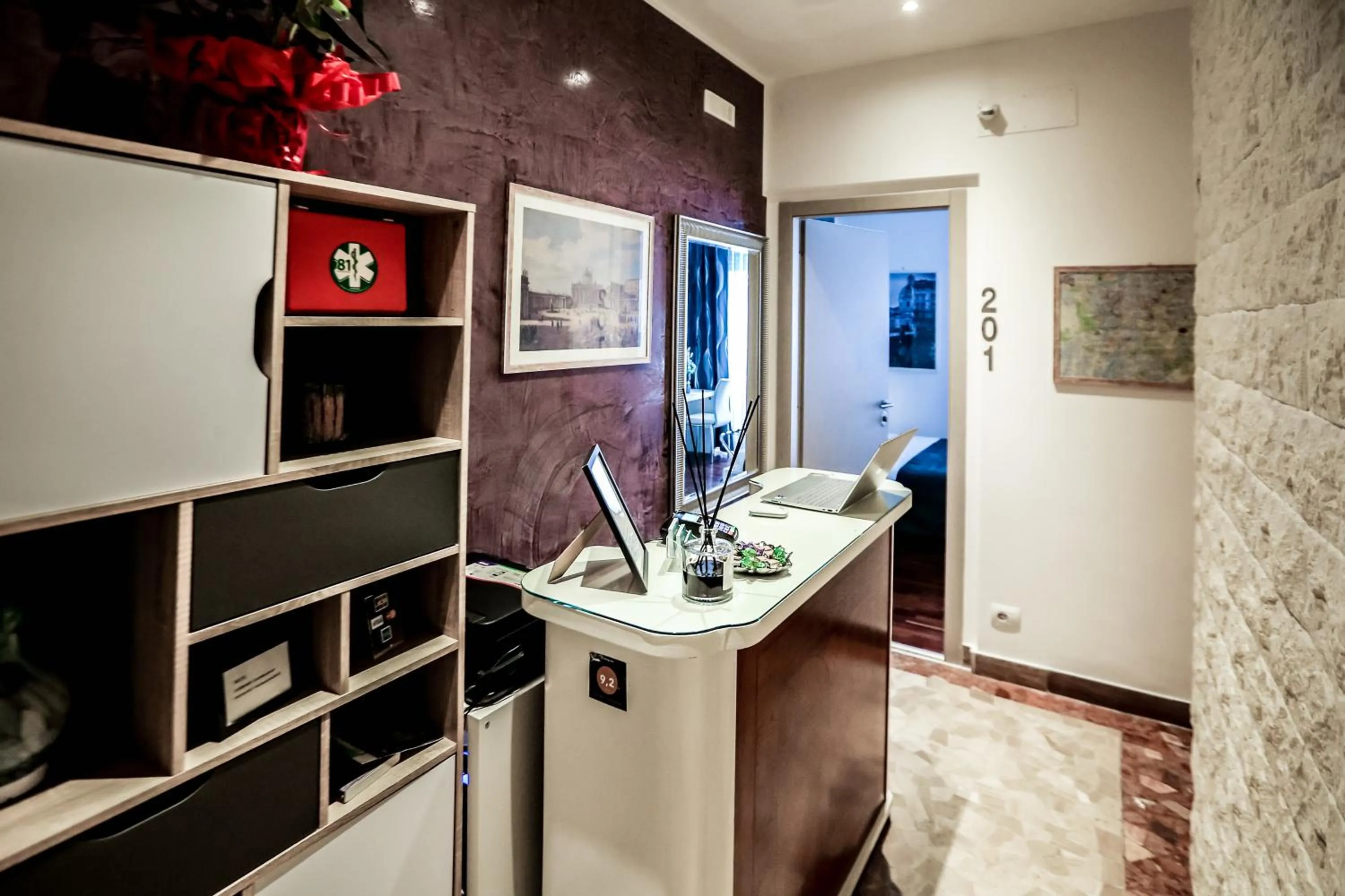 Lobby or reception in Relais Circo Massimo