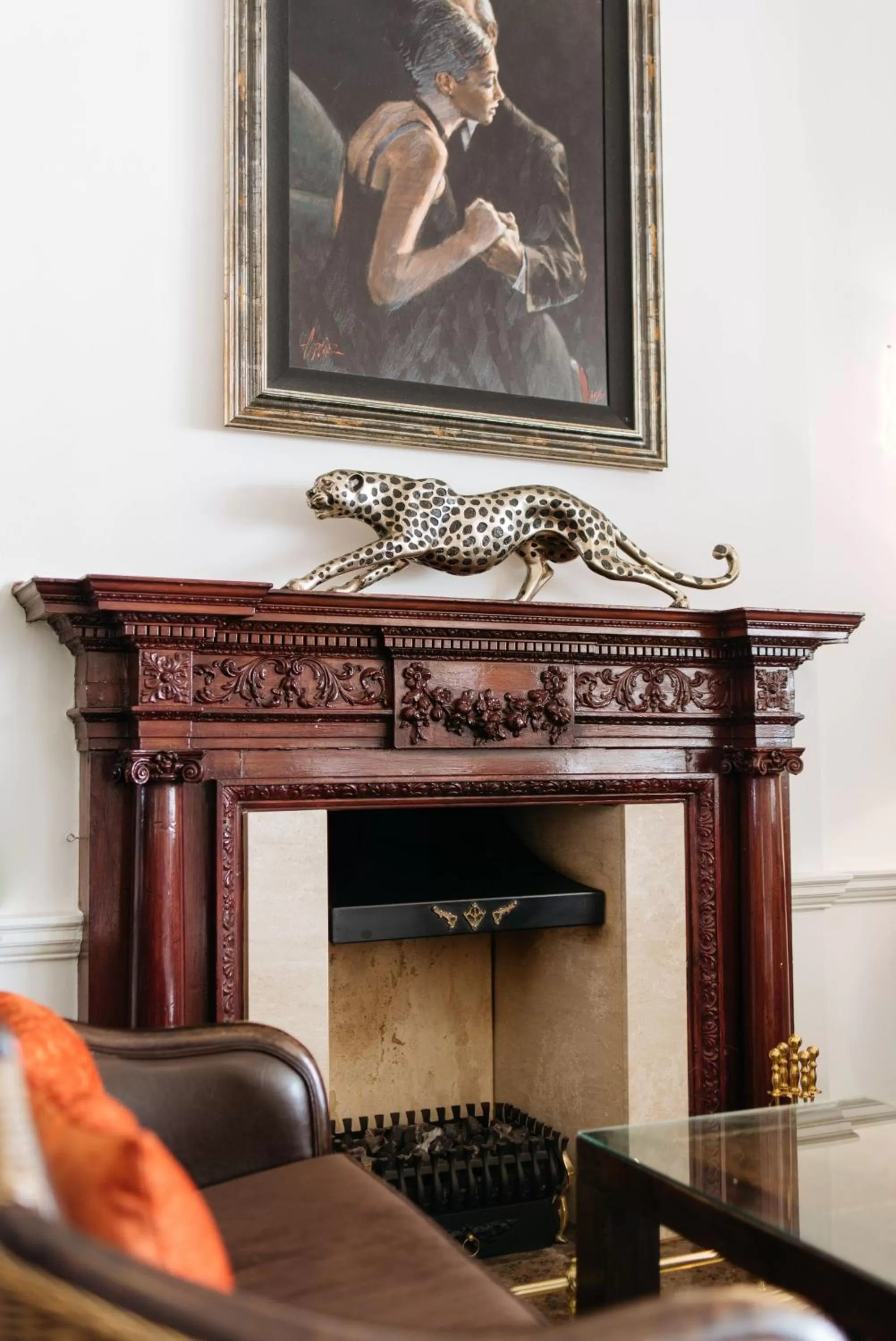 Decorative detail in The Palace Hotel