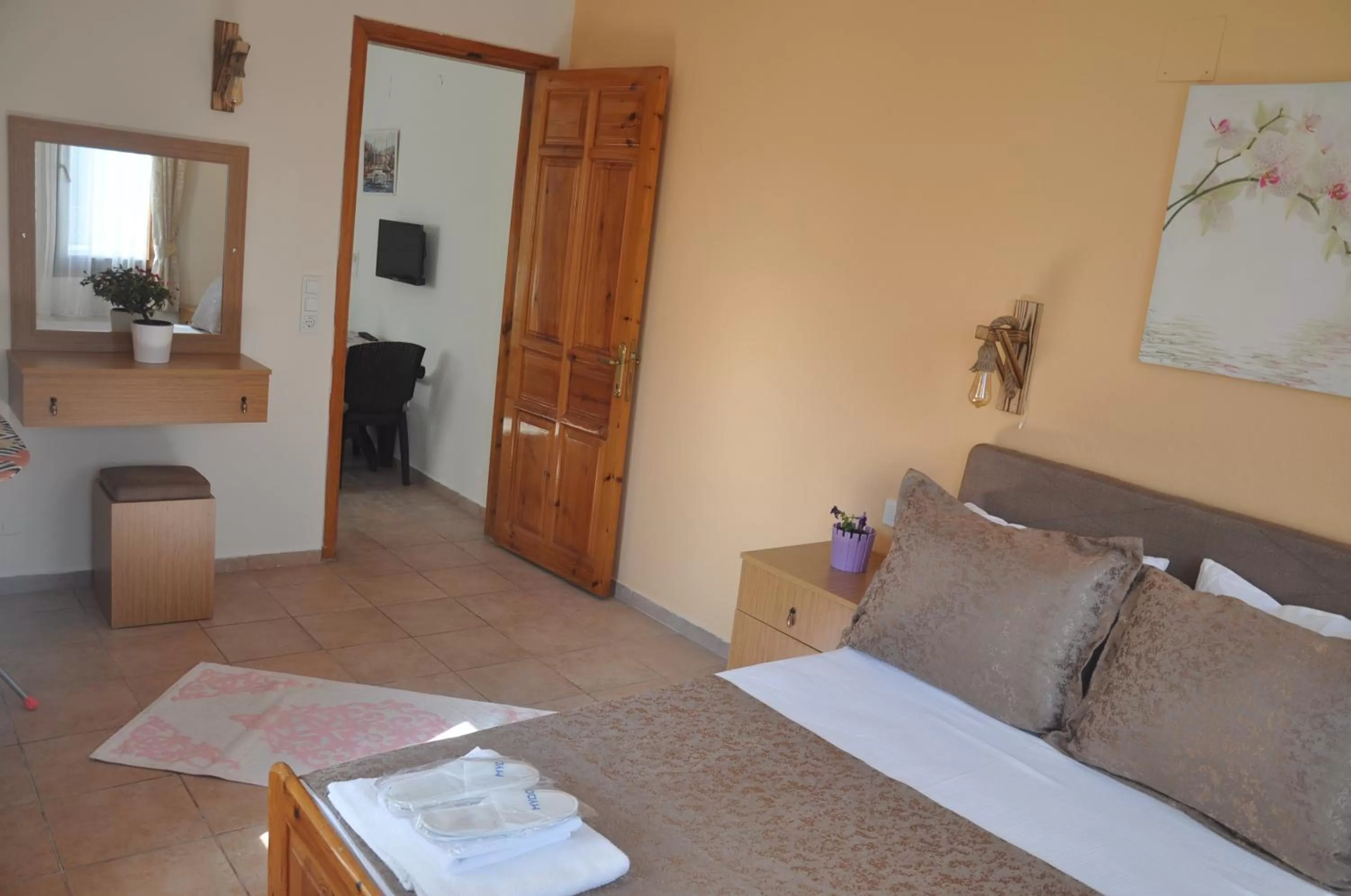 Bed in Dalyando Apart