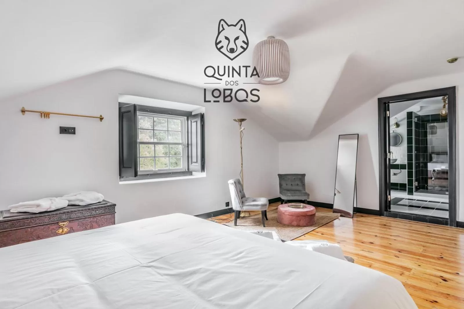 Bedroom, Bed in Quinta dos Lobos Boutique Hotel - Nature Experience