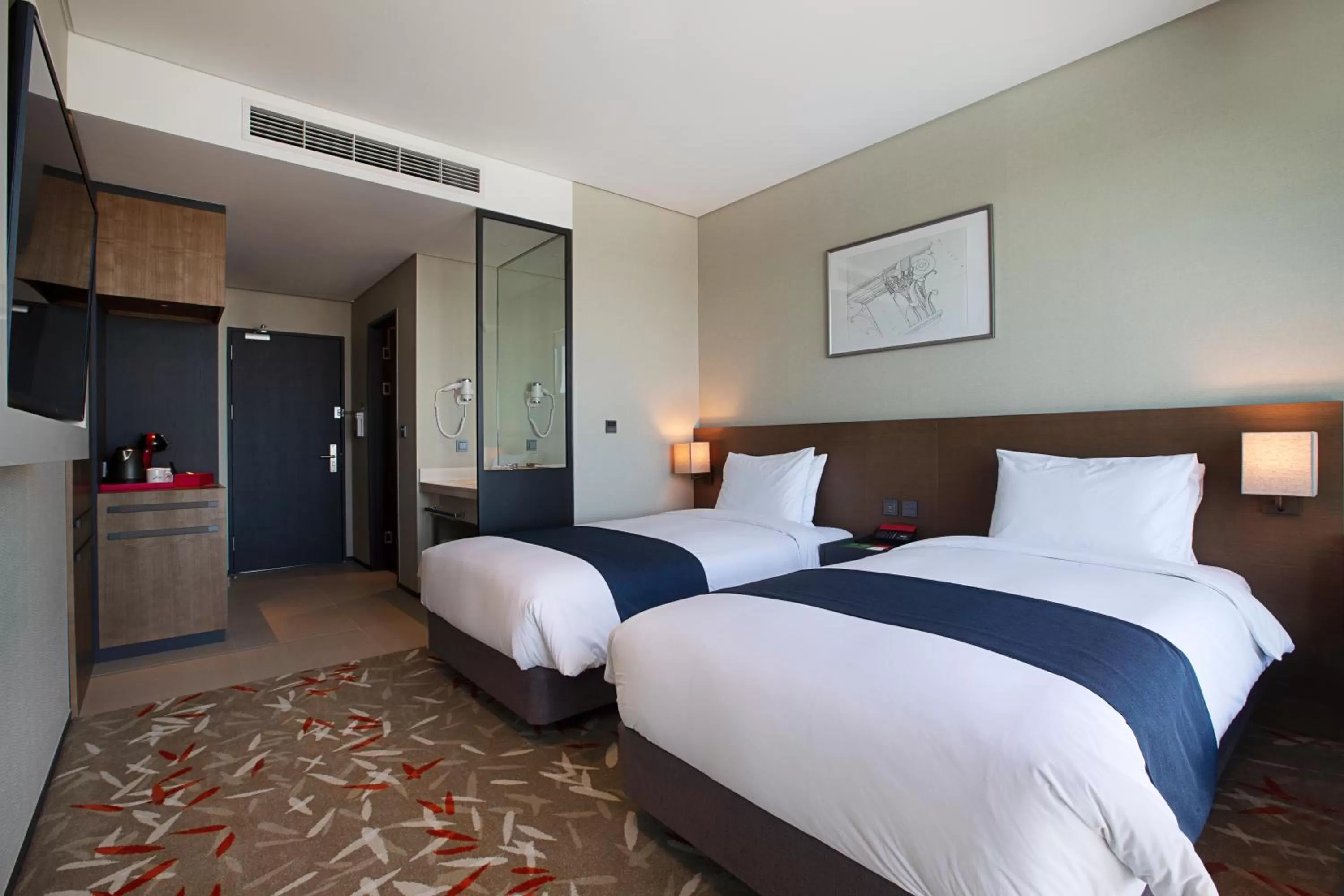 Bed in ASTI Hotel Busan Station