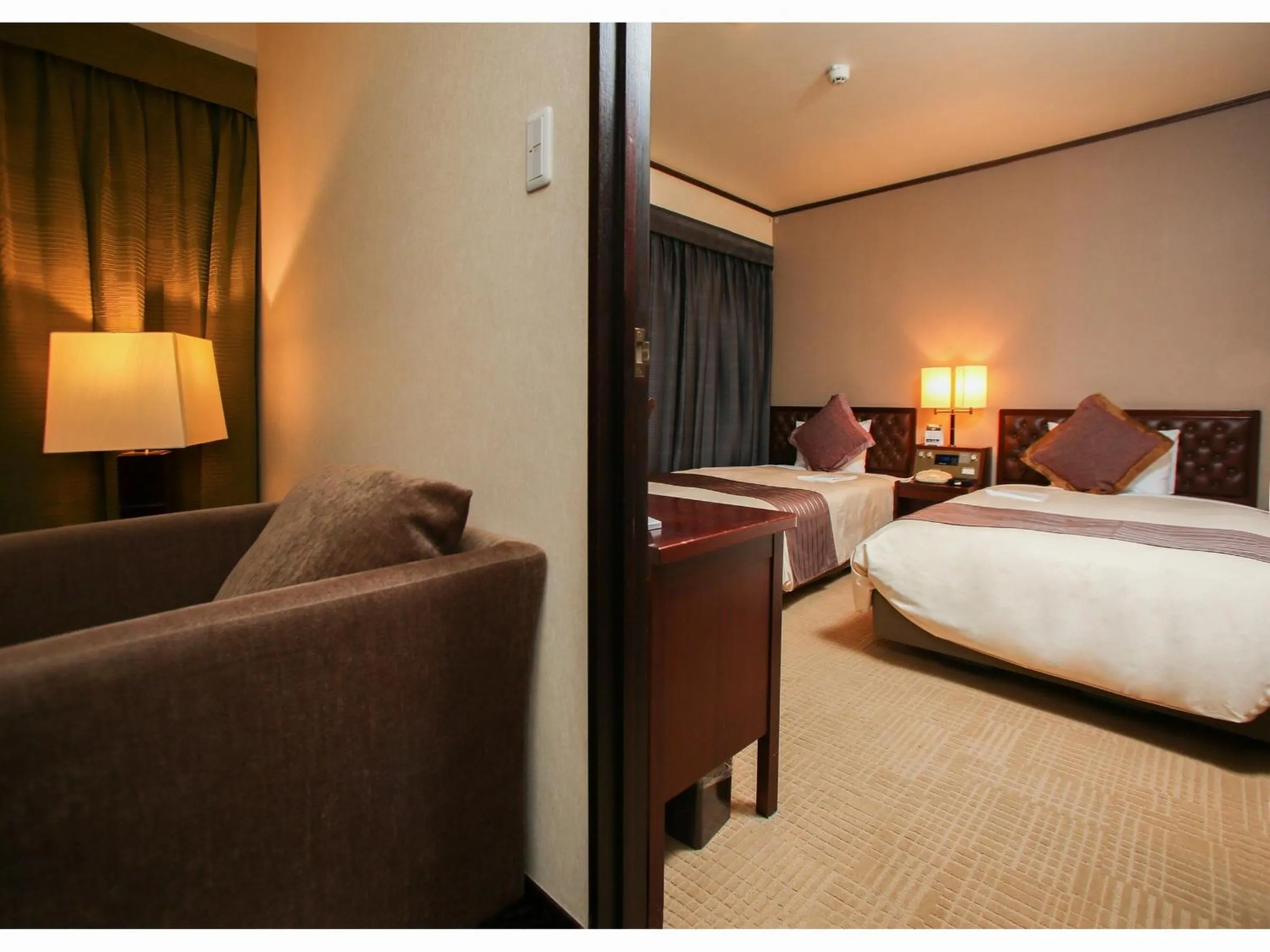 Bed in Koriyama Washington Hotel