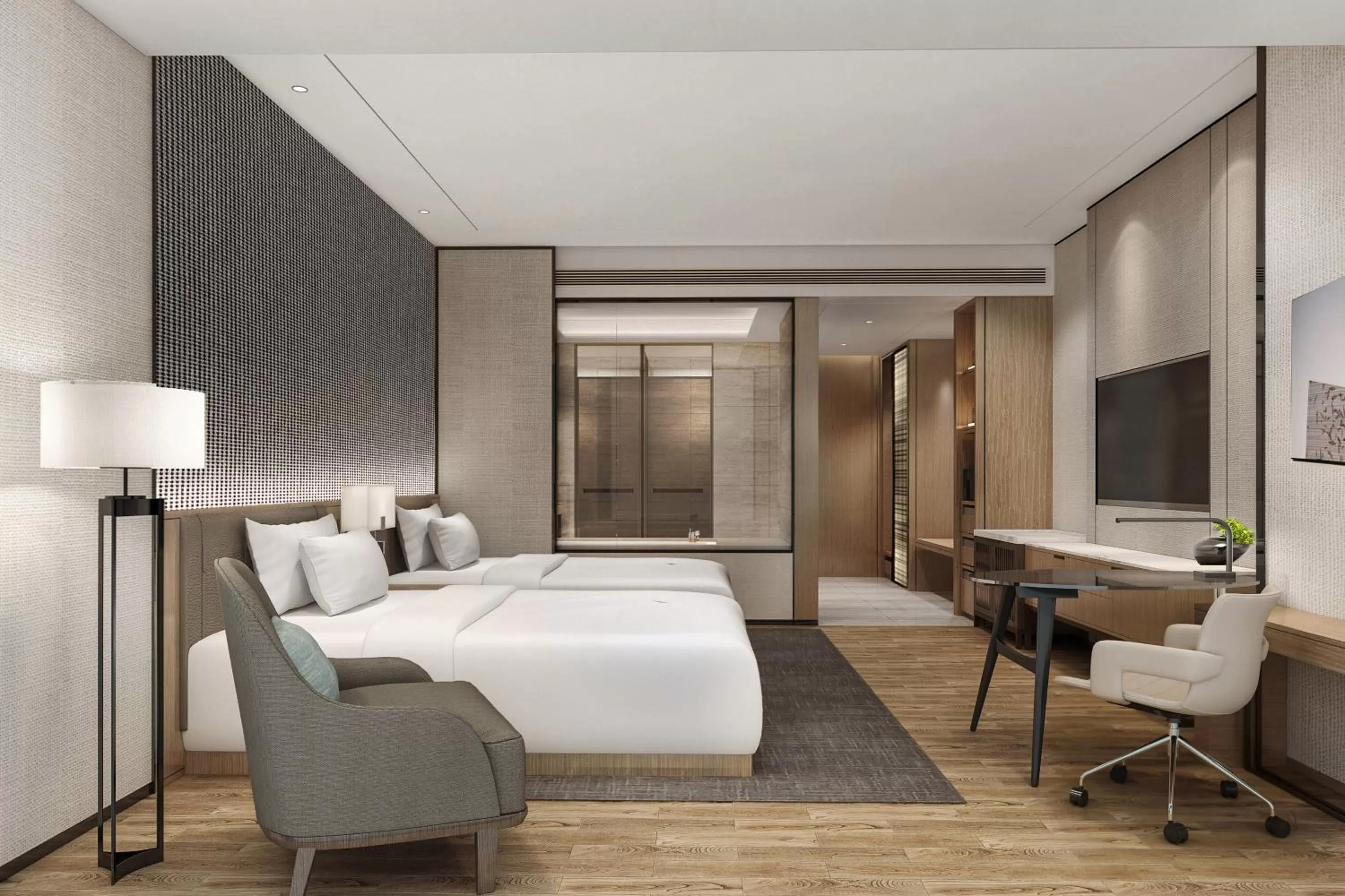 Photo of the whole room, Bed in Sheraton Kaifeng