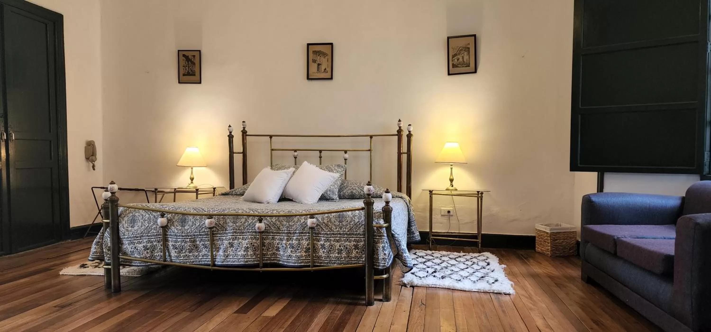 Bed in Hotel Hacienda Suescún