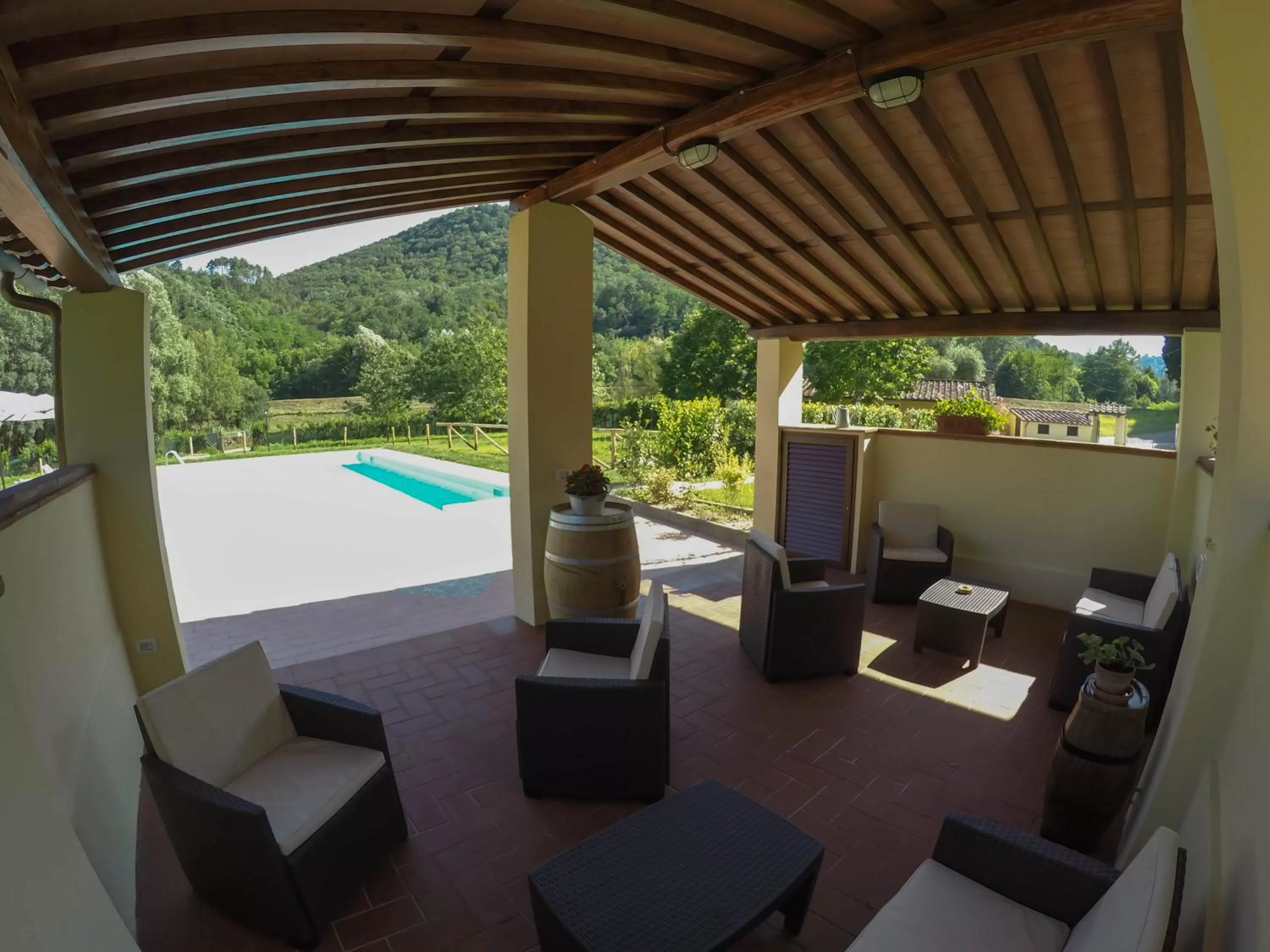 Garden, Swimming Pool in CASALE LA FATA -tipico toscano immerso nelle colline tra Lucca e Versilia, 6 appartamenti indipendenti