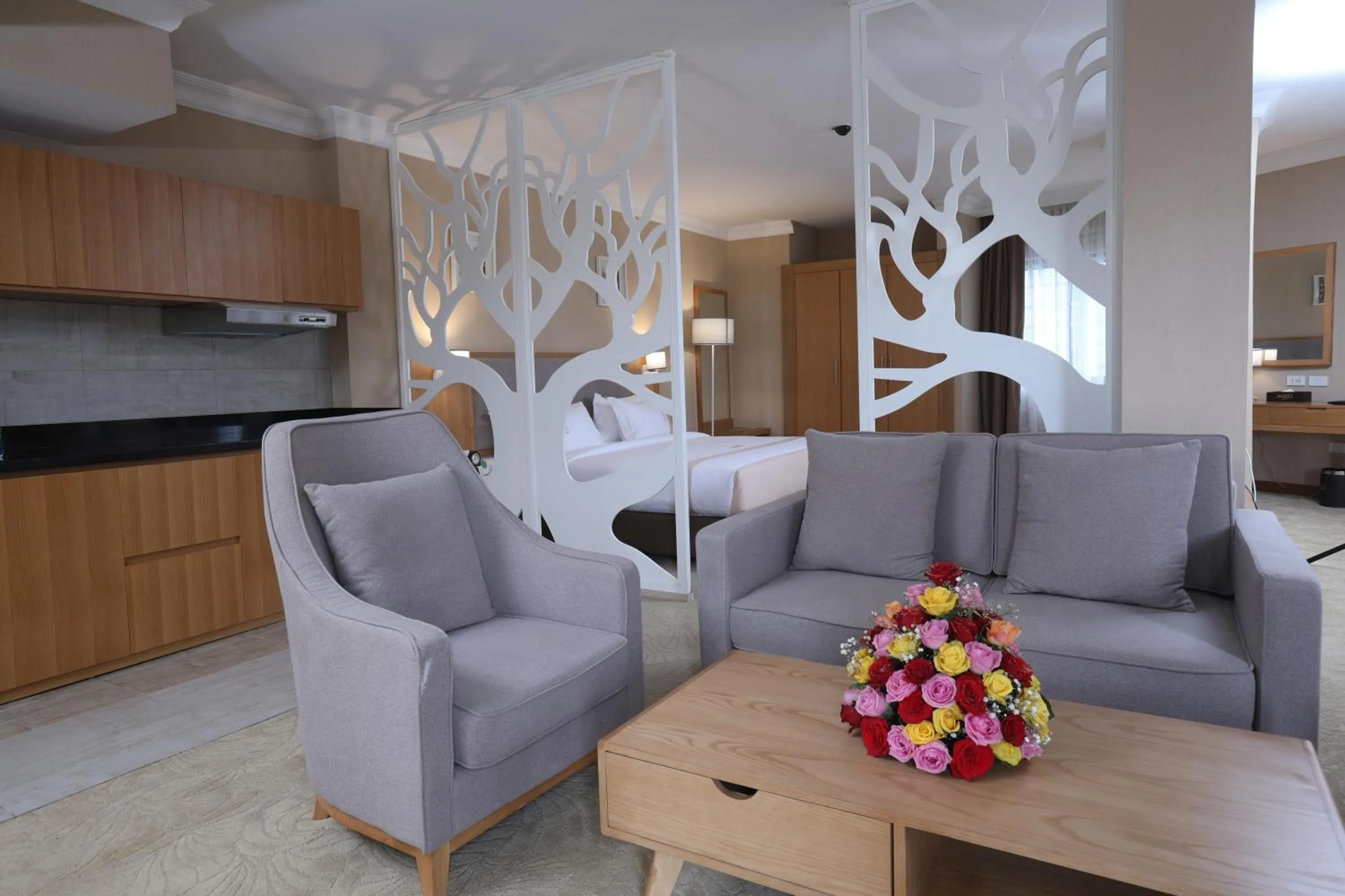 Living room in Mado Hotel