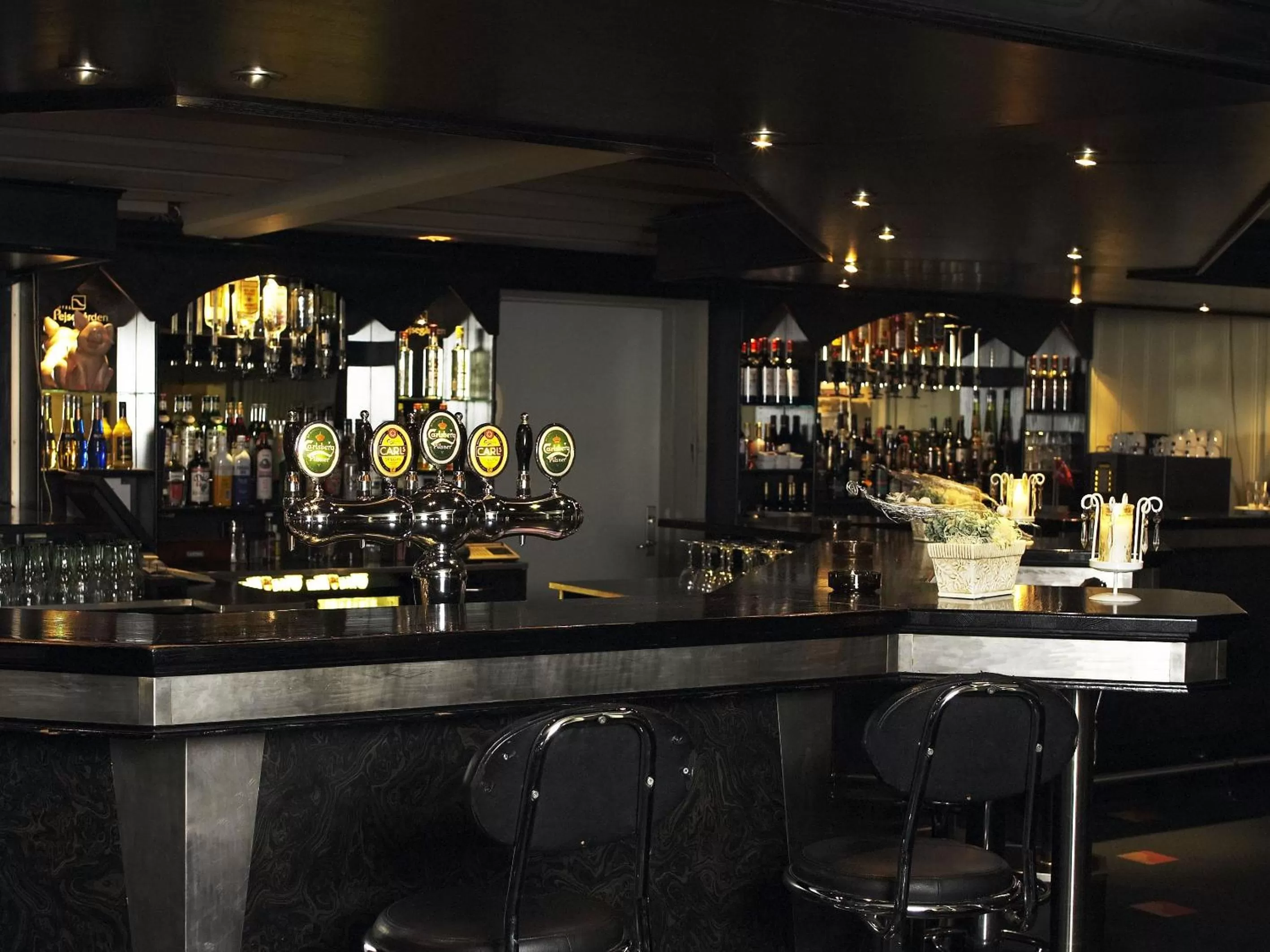 Lounge or bar in Hotel Pejsegaarden