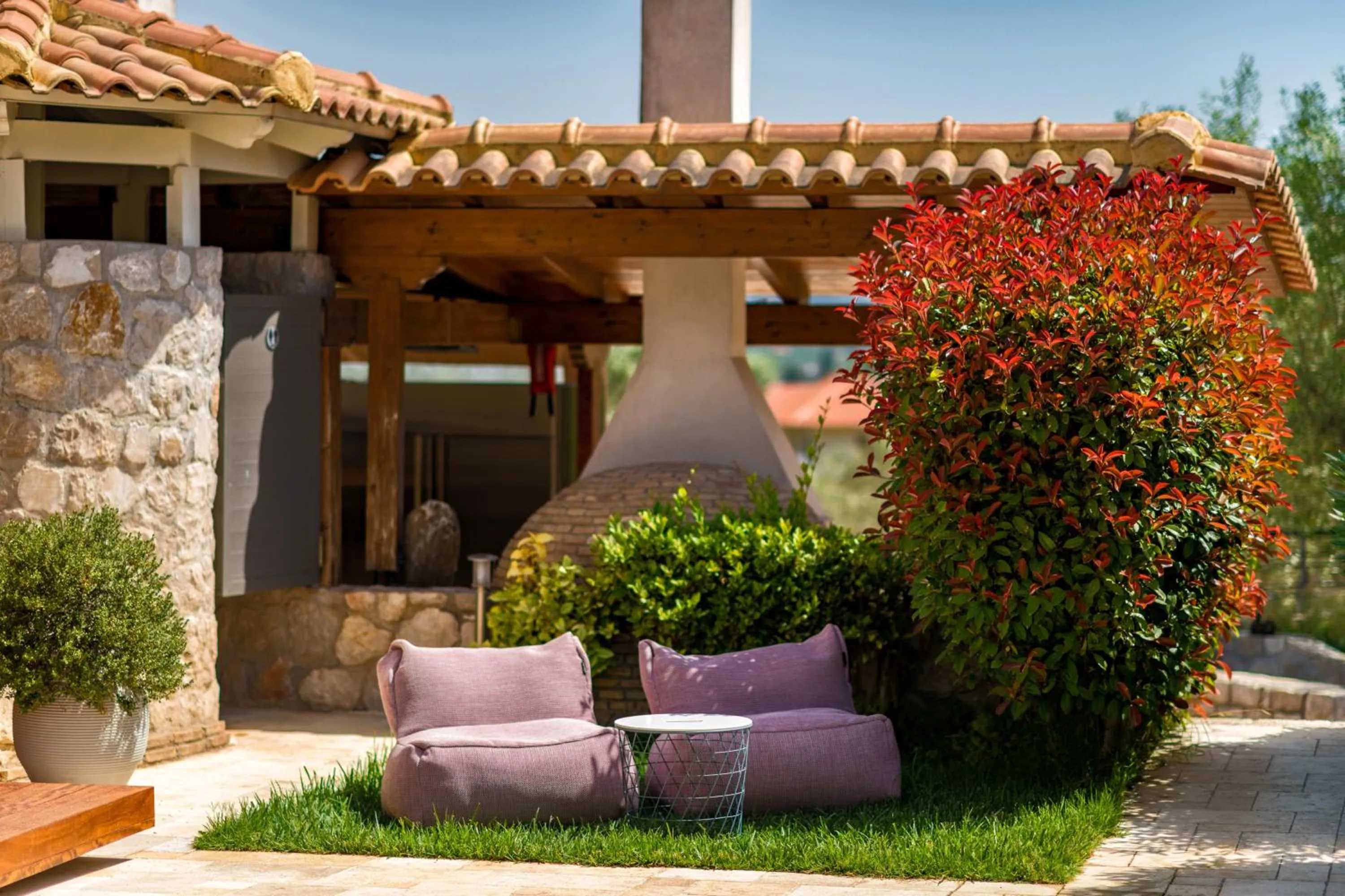 Patio in Anthemion Suites and Villas