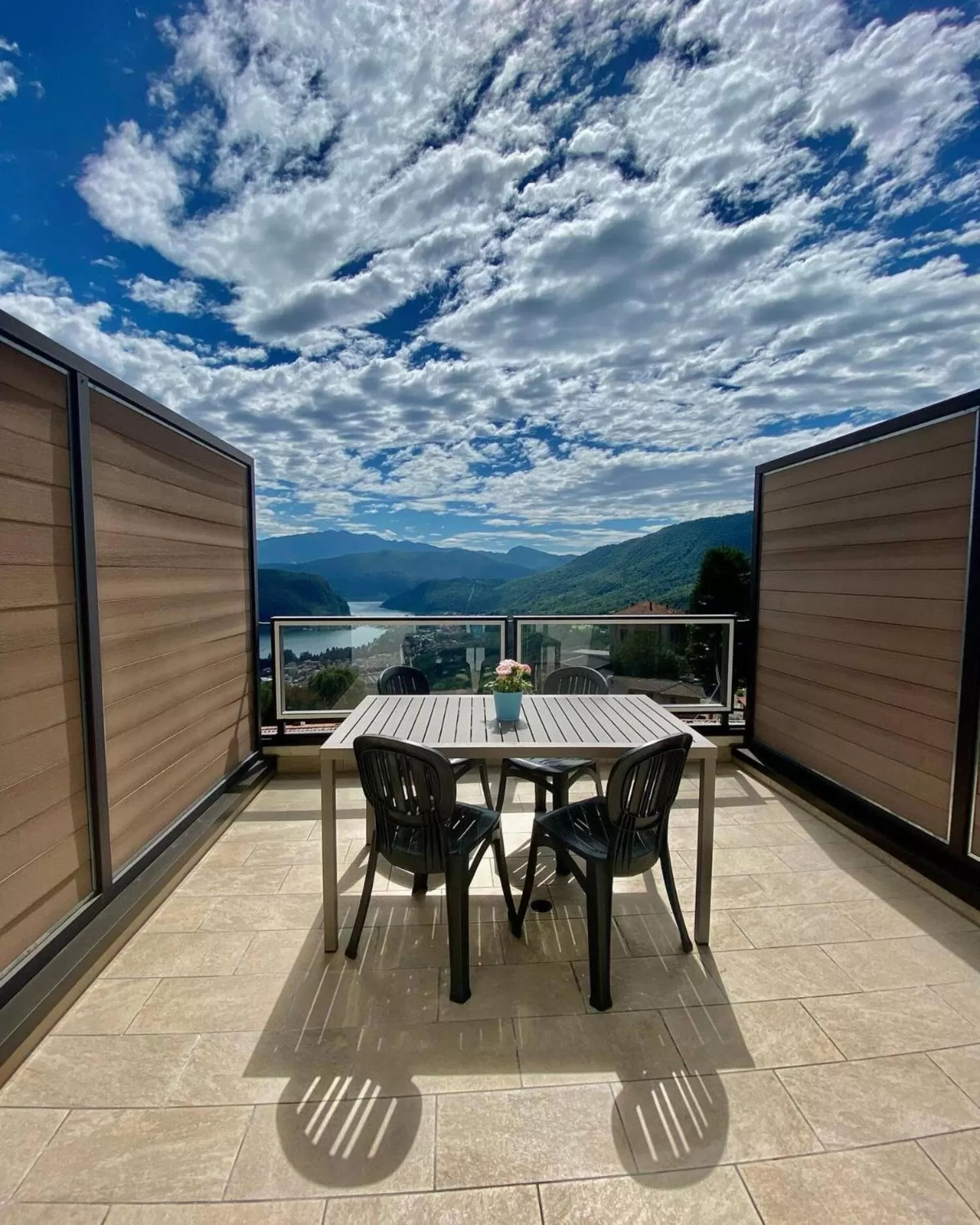 Balcony/Terrace in Stampa 1968 Hotel e Ristorante