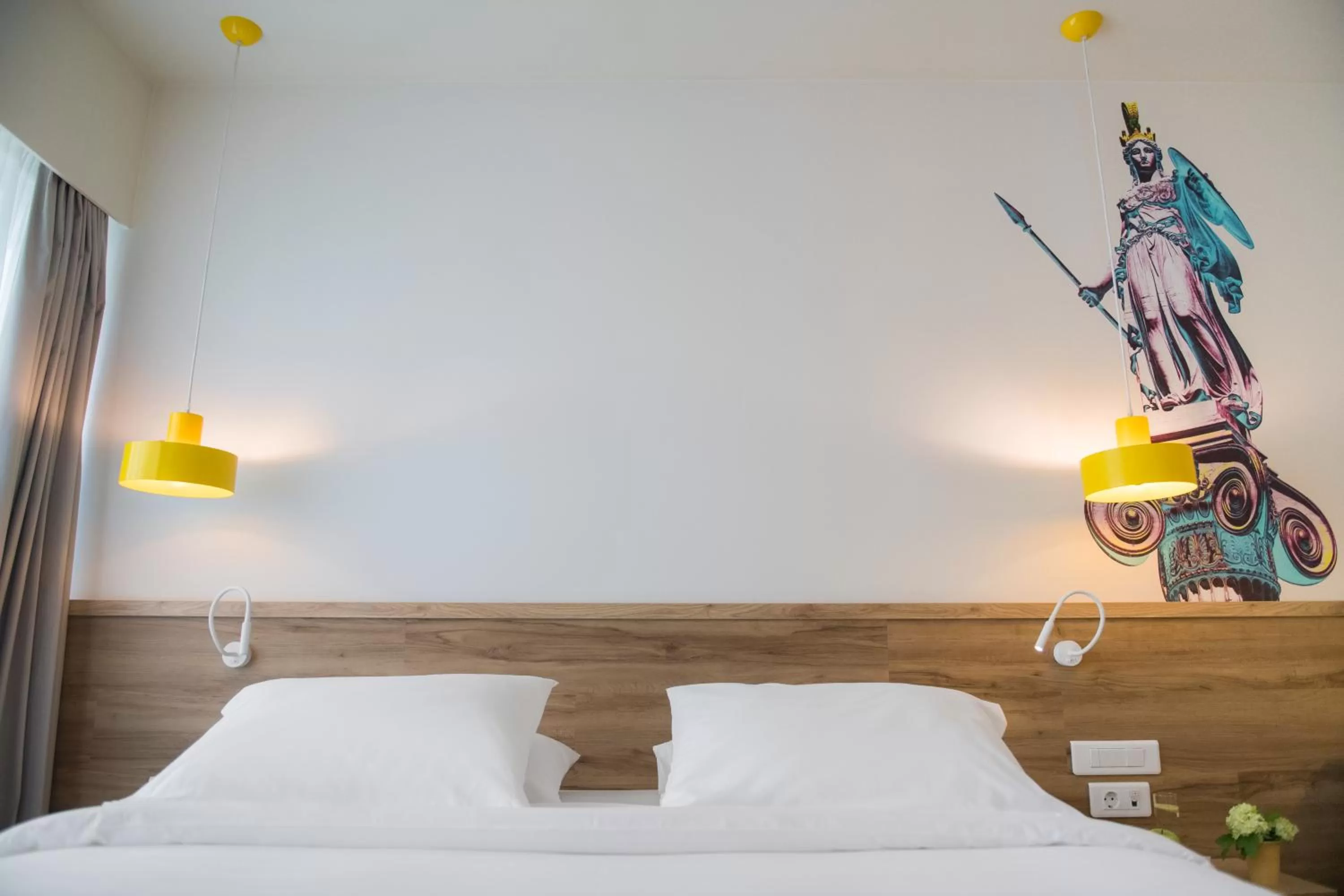 Bed in ibis Styles Athens Routes