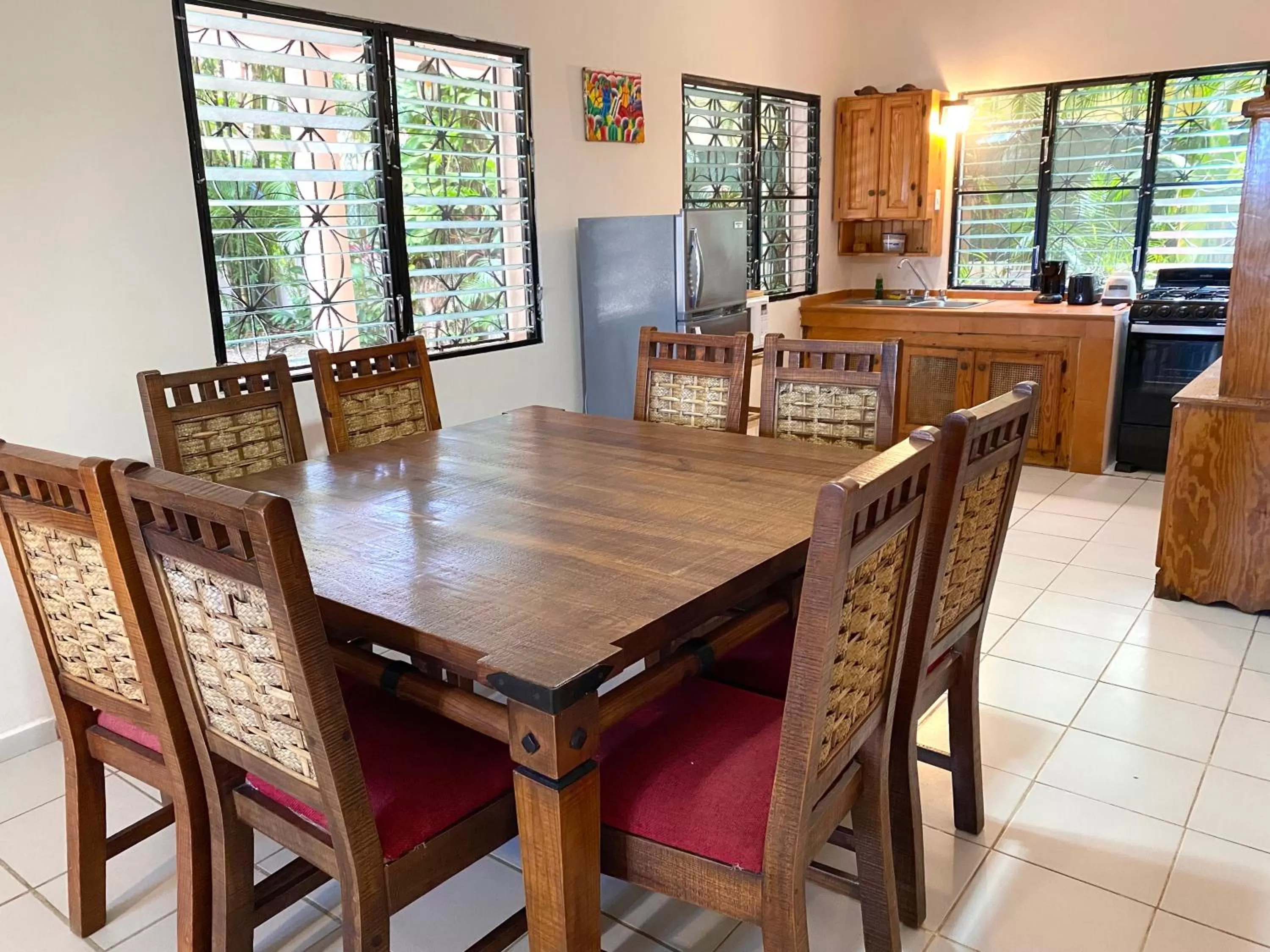 Kitchen or kitchenette in Hotel Alegria