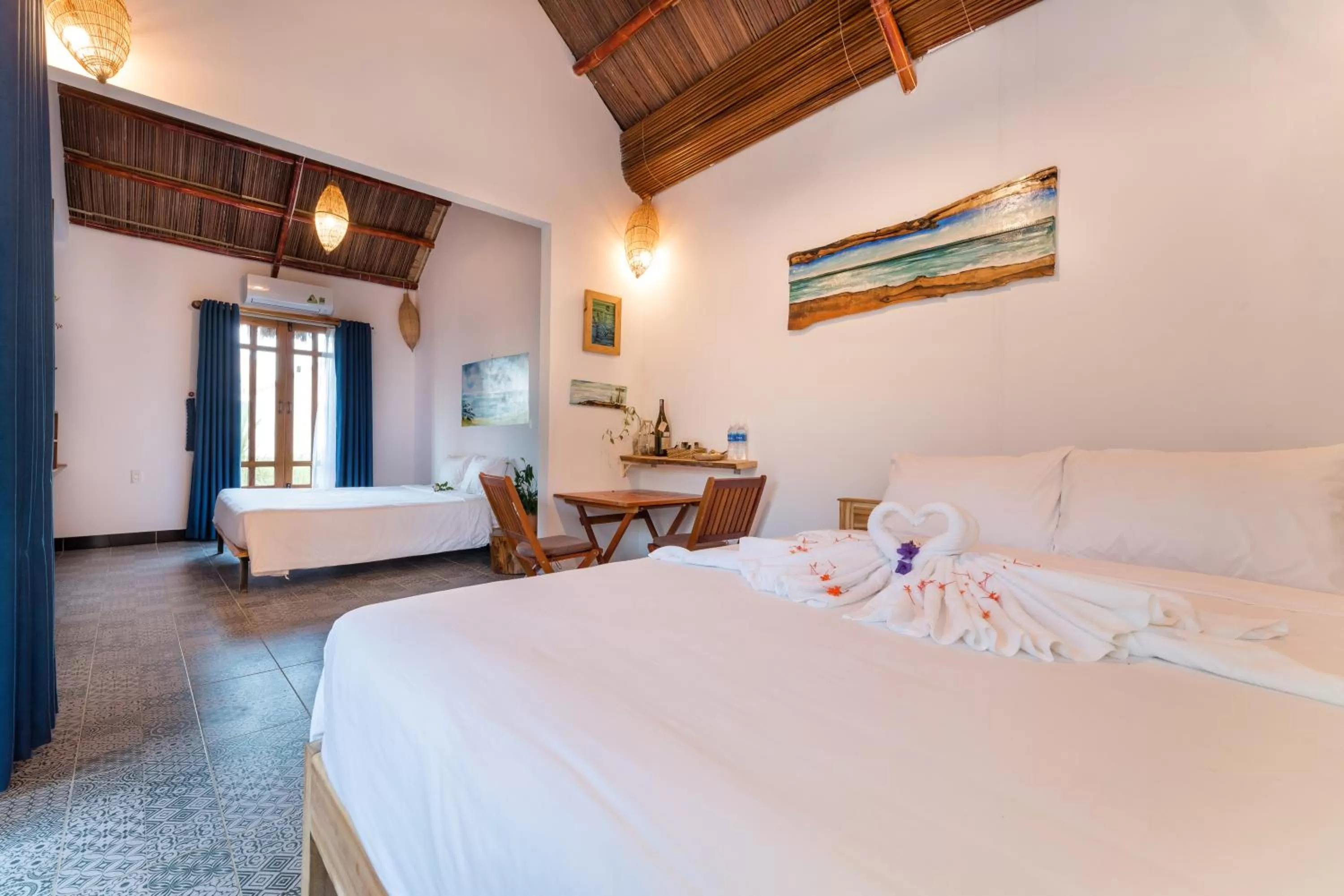 Bed in La Belle Anbang Homestay