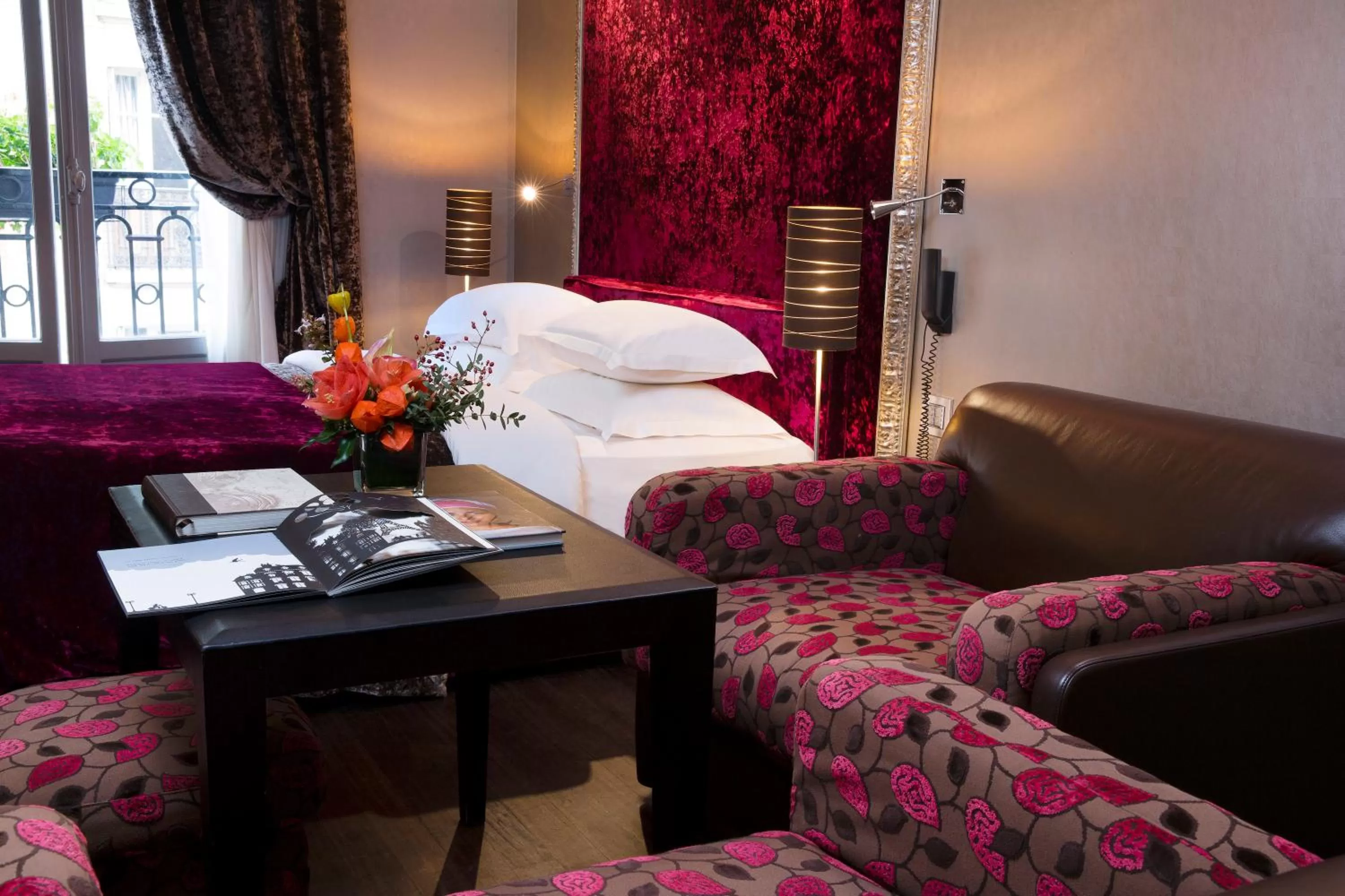 Bed in Hotel Ares Eiffel