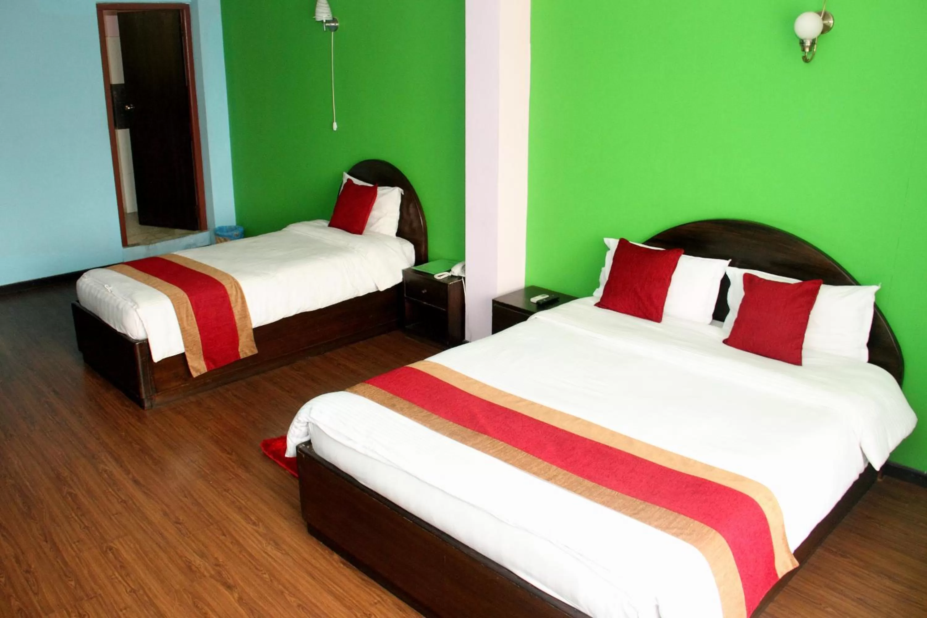 Bed in Hotel Family Home